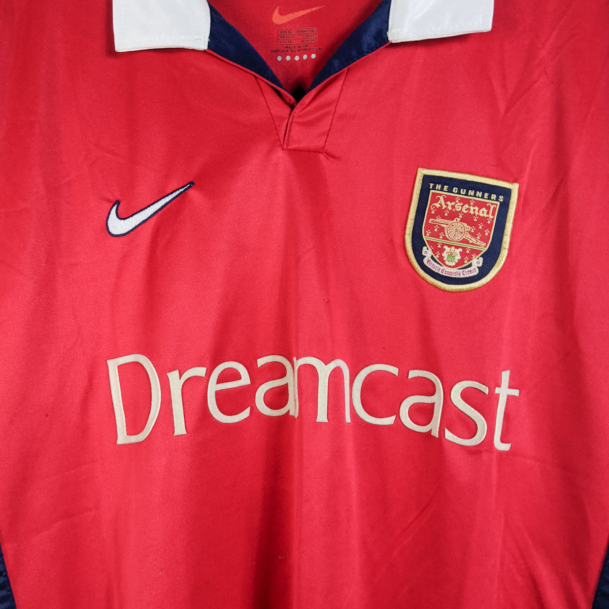 Original Arsenal 1999/00 Home - Bergkamp #10 Size XL