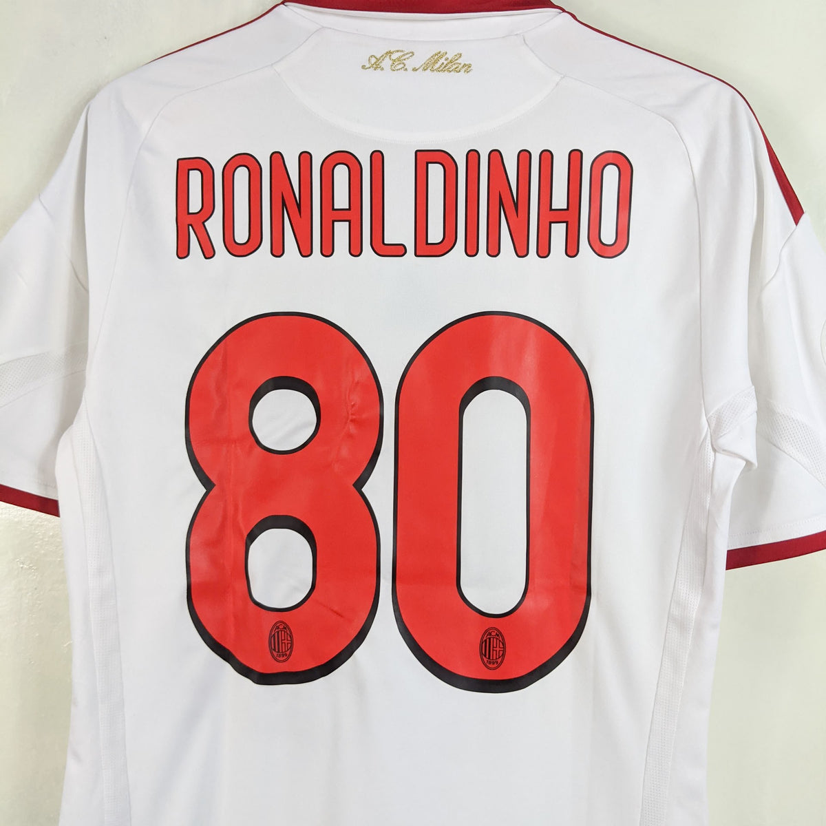 Original AC Milan 2009/10 Away - Ronaldinho #10 Size M
