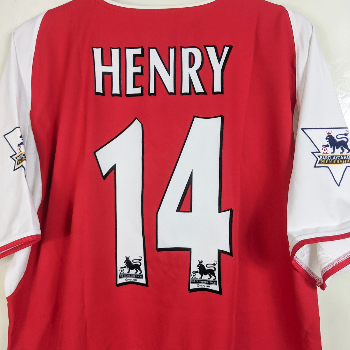 Original Arsenal 2002/04 Home - Henry #14 Size fit XL
