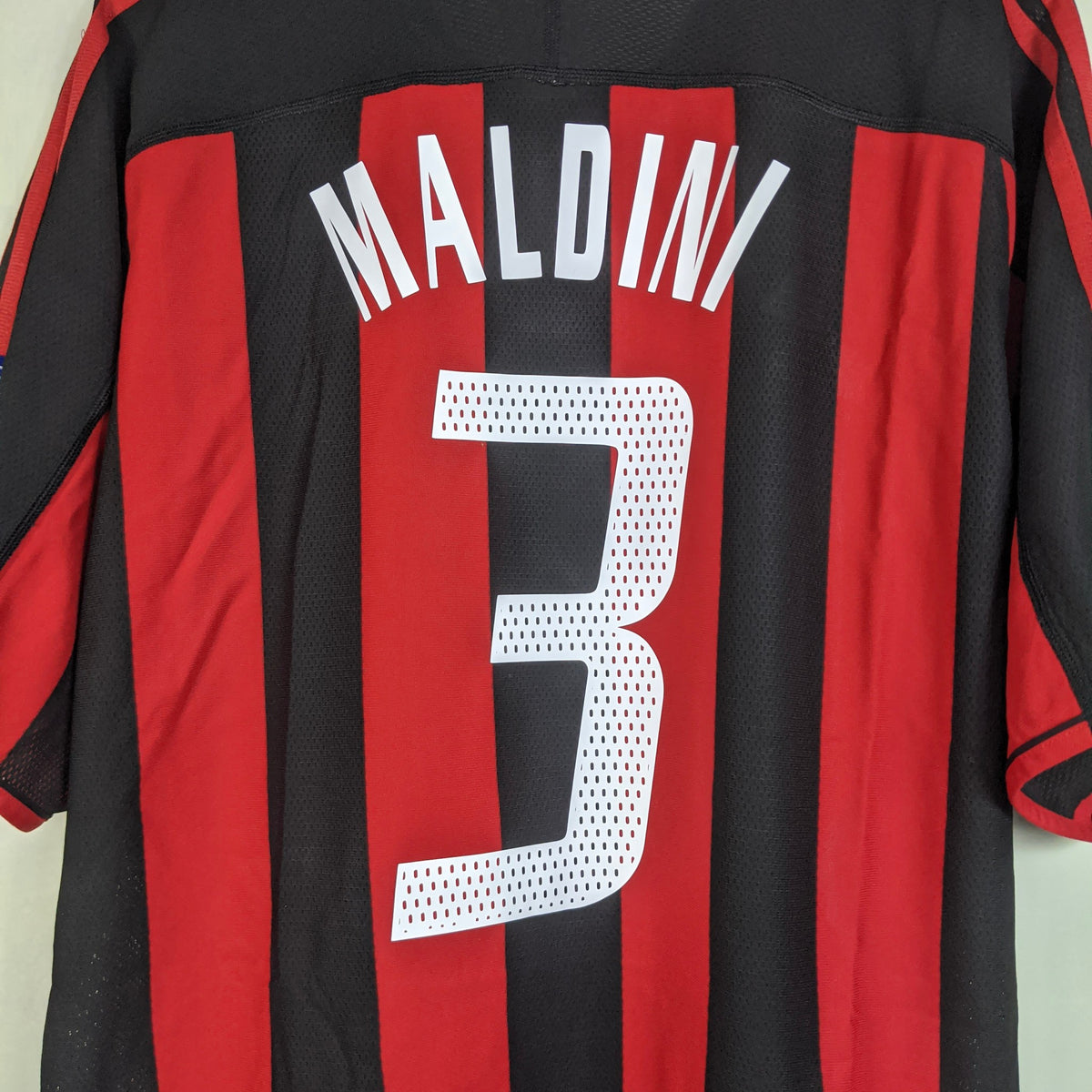 Original AC Milan 2003/04 Home - Maldini #3 Size XL
