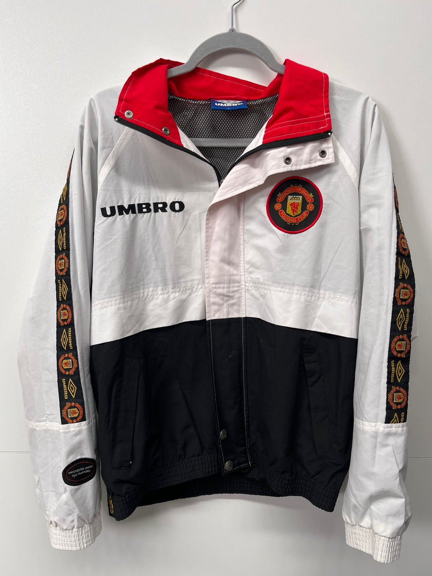 Authentic Manchester United 1996/97 Bench Coat - Size L