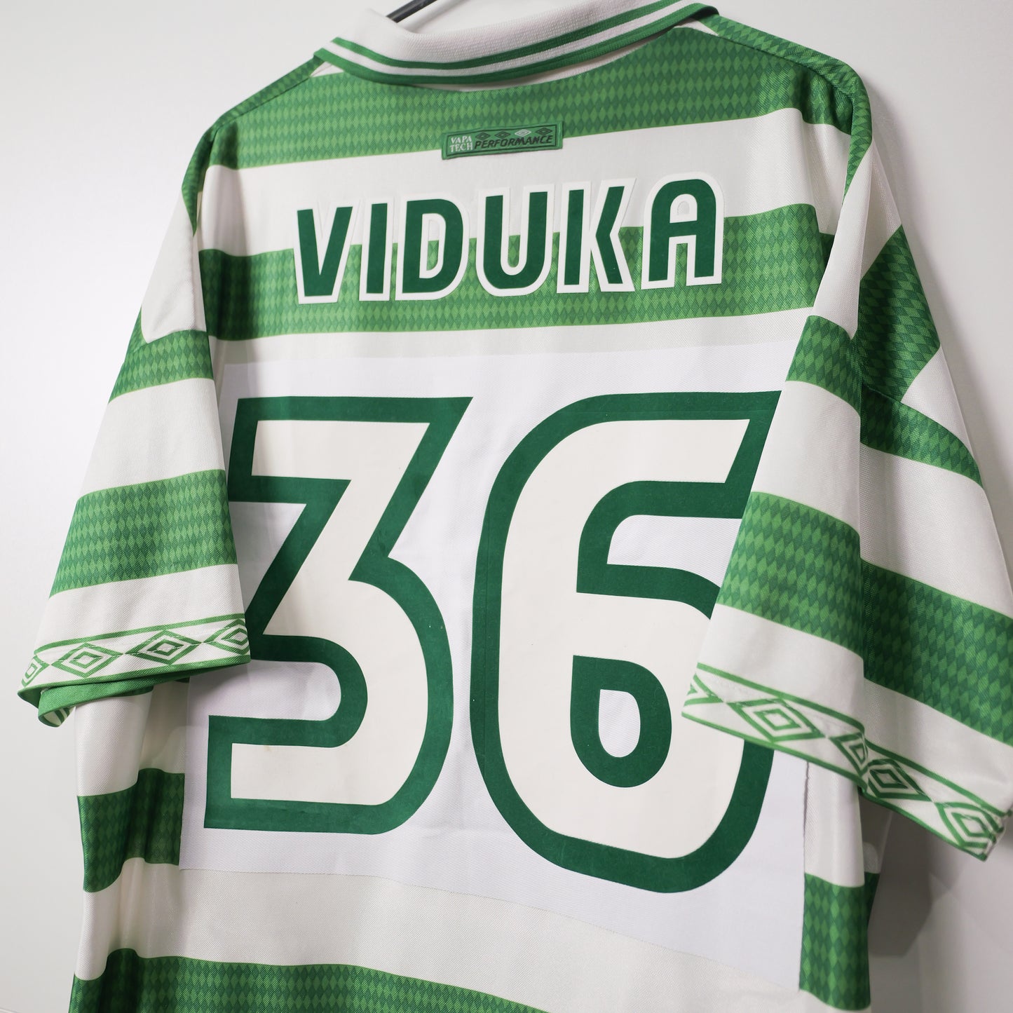 Authentic Celtic 1997/99 Home - Viduka #36 Size XL