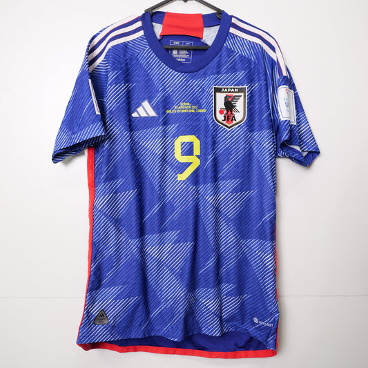 Authentic Japan 2022 Home - Mitoma #9 Size M (Player Issue)