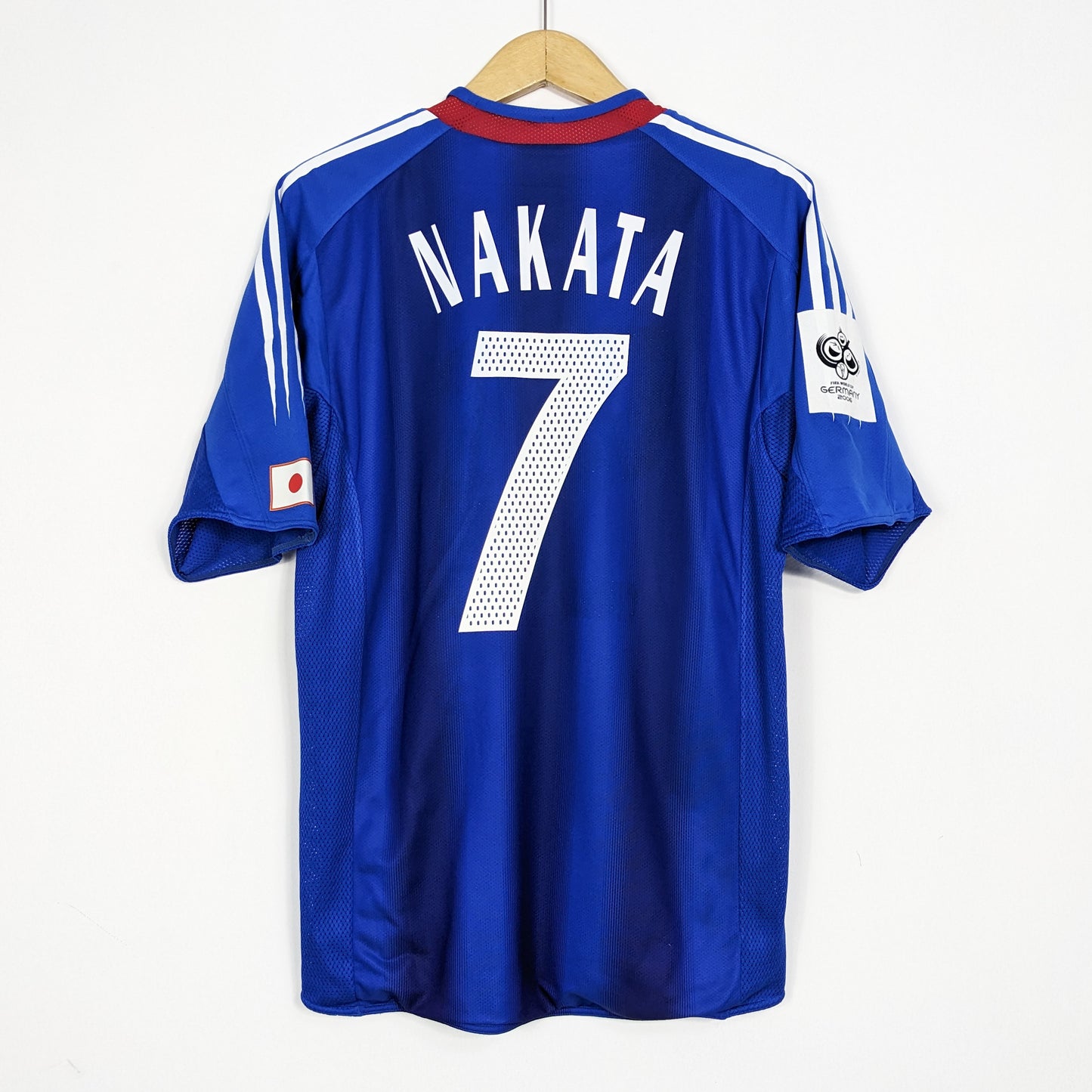 Authentic Japan 2004 Home Qualifier World Cup - Player Issue - Nakata #7 Size L