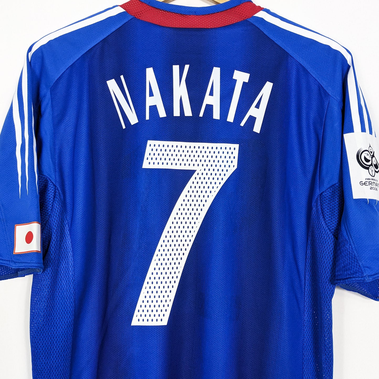 Authentic Japan 2004 Home Qualifier World Cup - Player Issue - Nakata #7 Size L