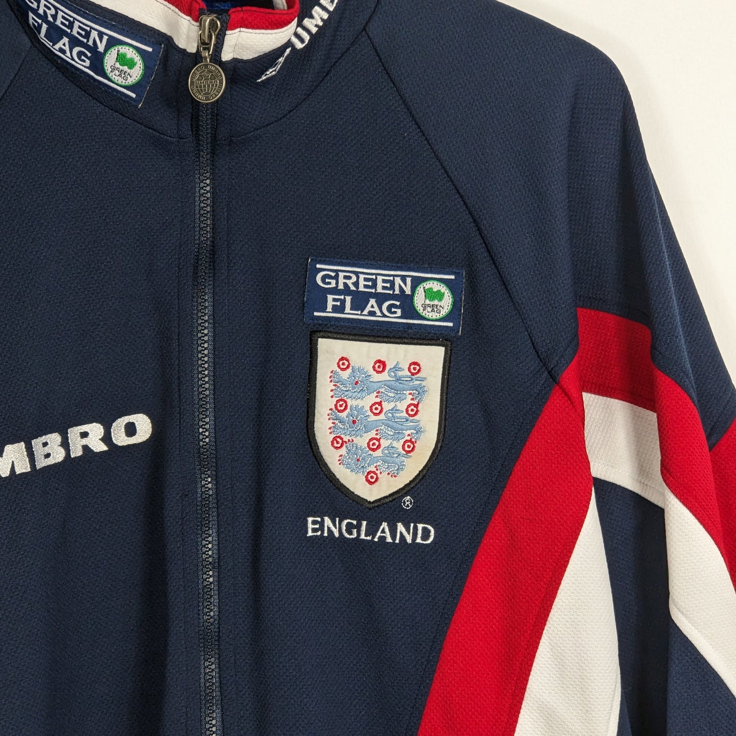 Authentic England Track Jacket 1998/1999 - Size XL