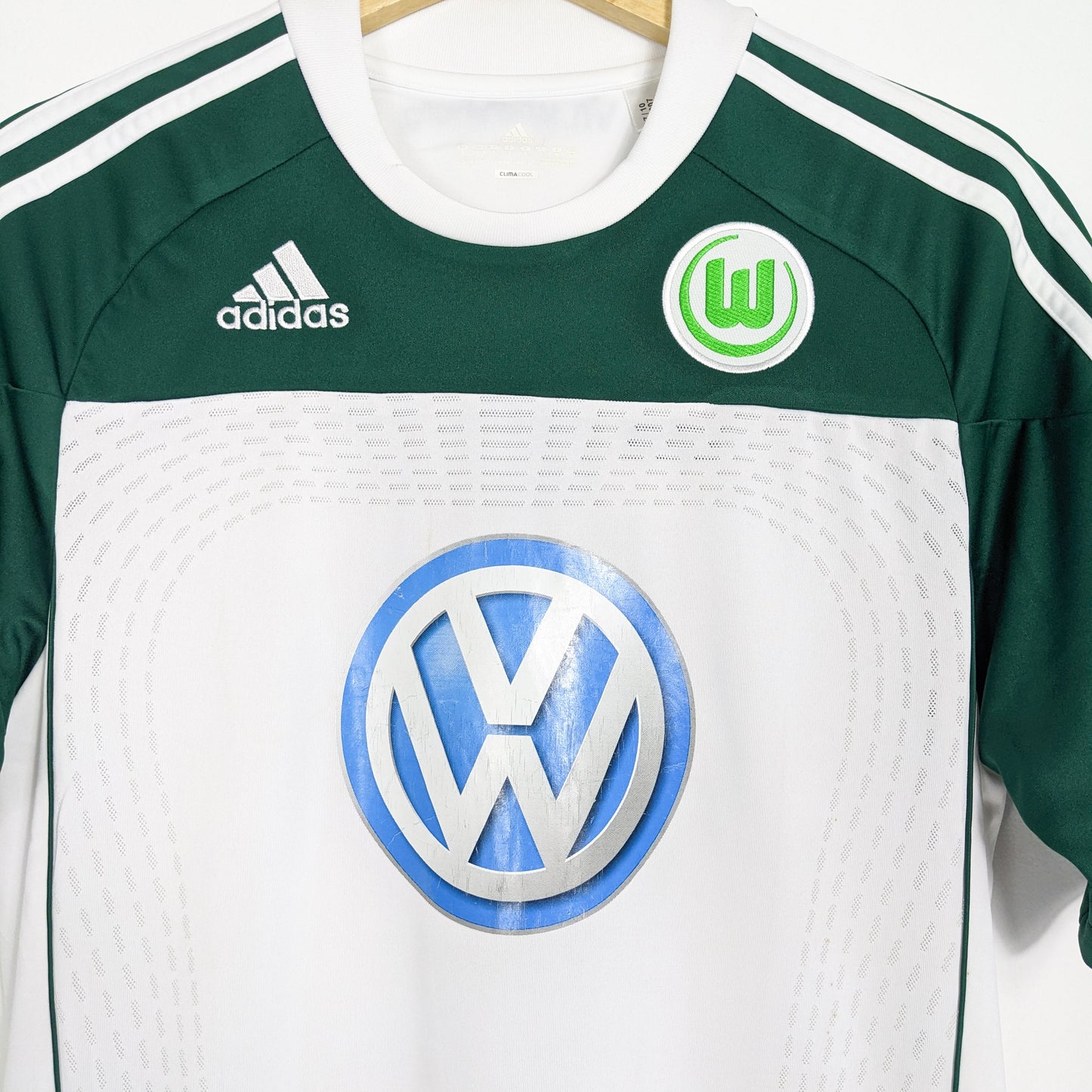 Authentic Wolfsburg 2010/2011 Home - Dzeko #9 Size S (still has tag)