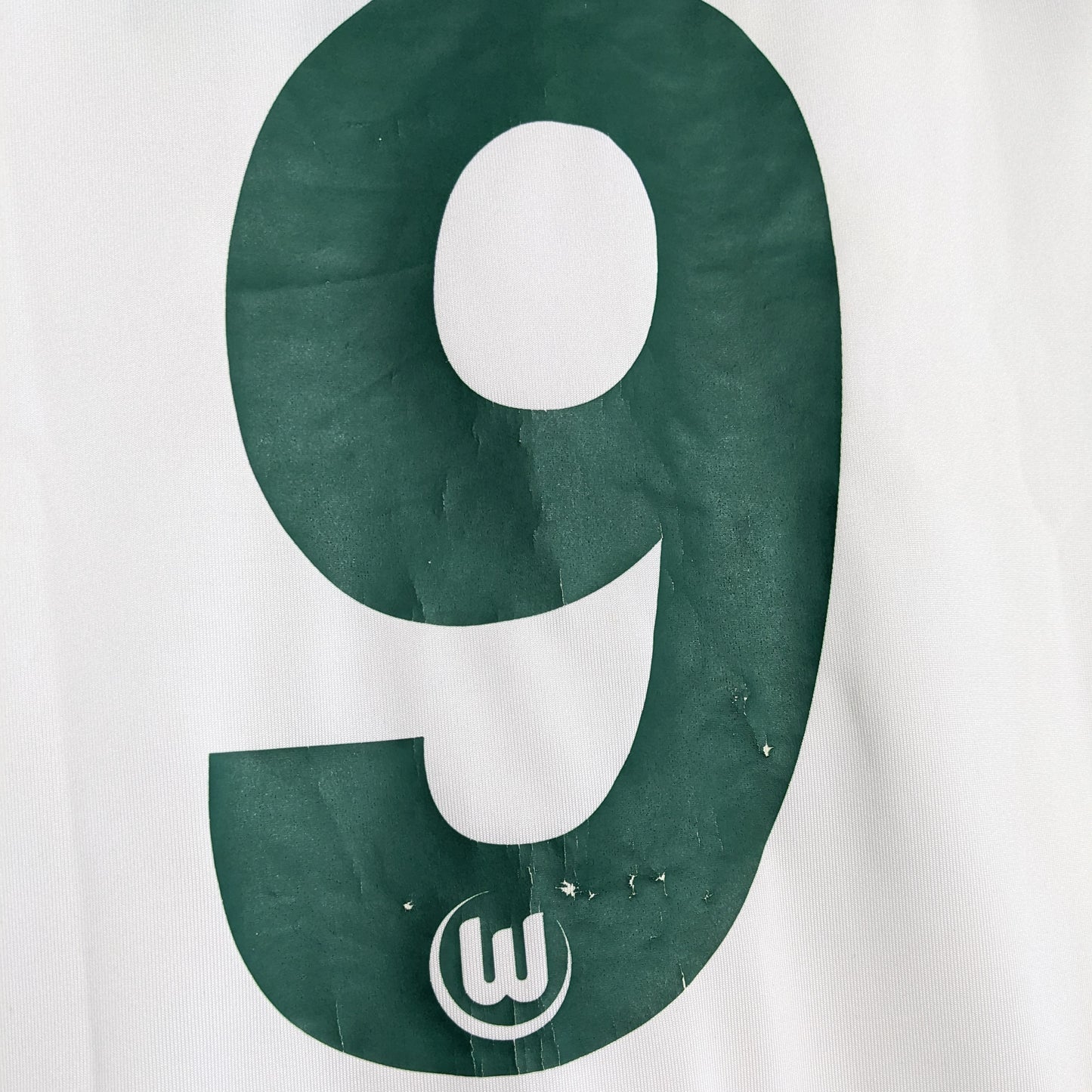 Authentic Wolfsburg 2010/2011 Home - Dzeko #9 Size S (still has tag)