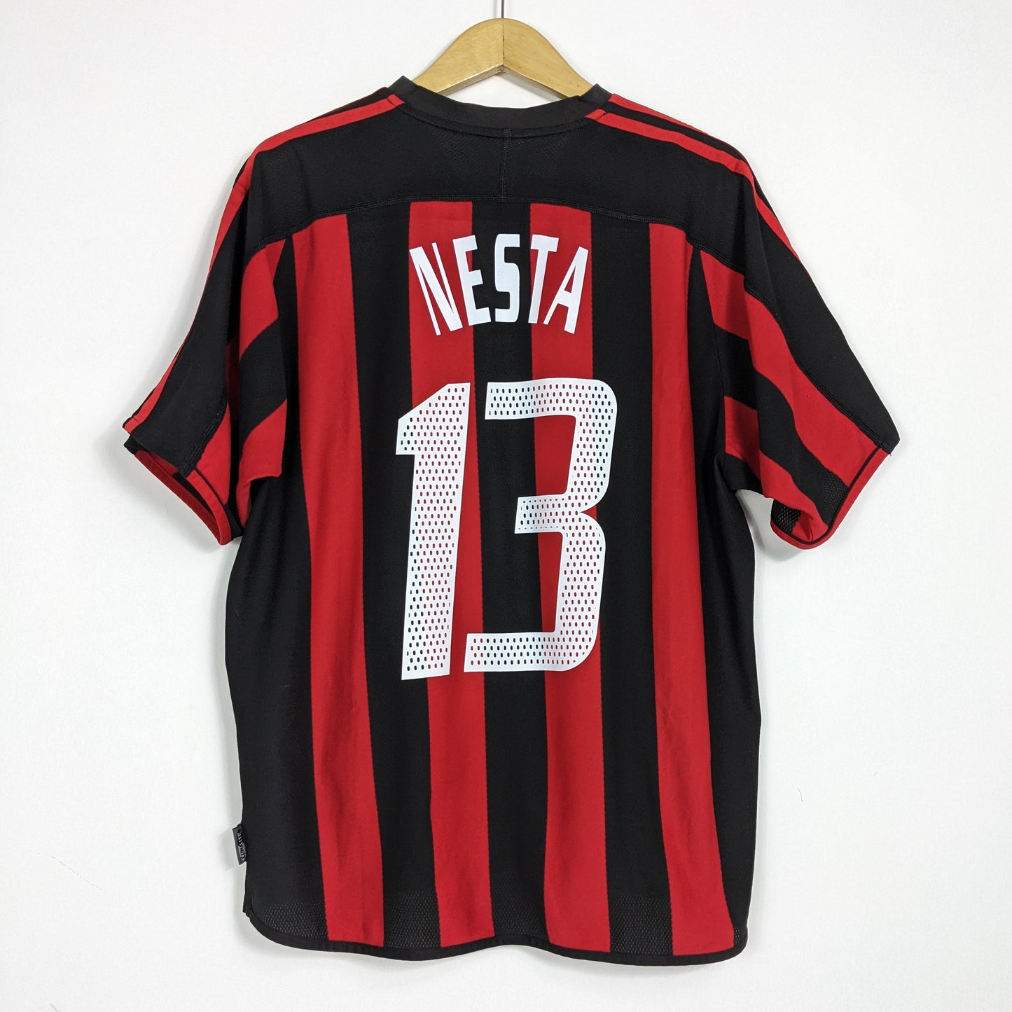 Authentic AC Milan 2003/2004 Home - Nesta #13 Size L