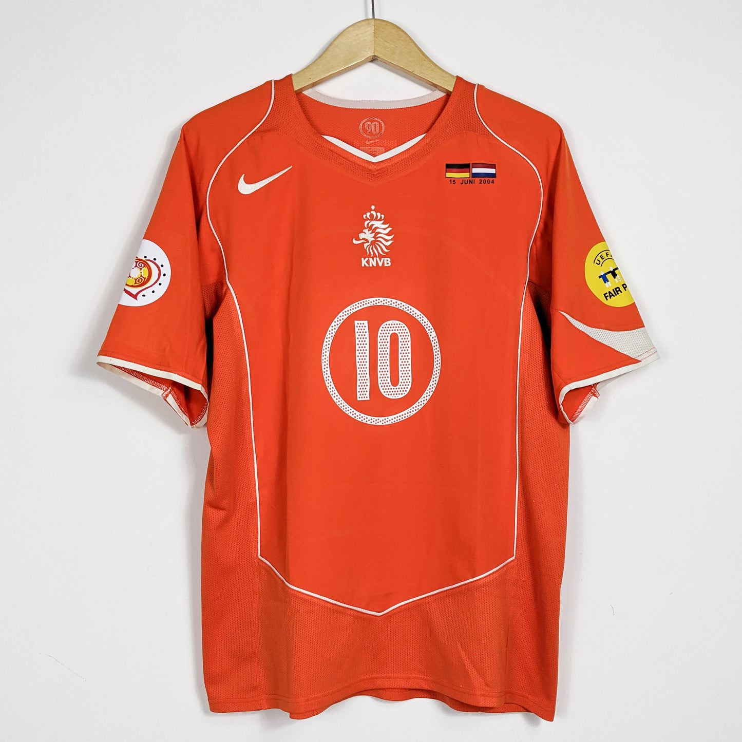 Authentic Netherland 2004 Home - V. Nistelrooy #10 Size M