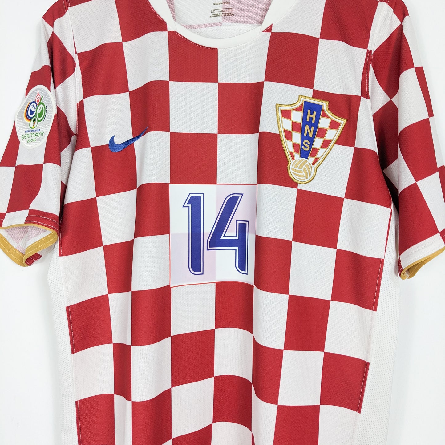 Authentic Croatia 2006 Home - Modric #14 Size M