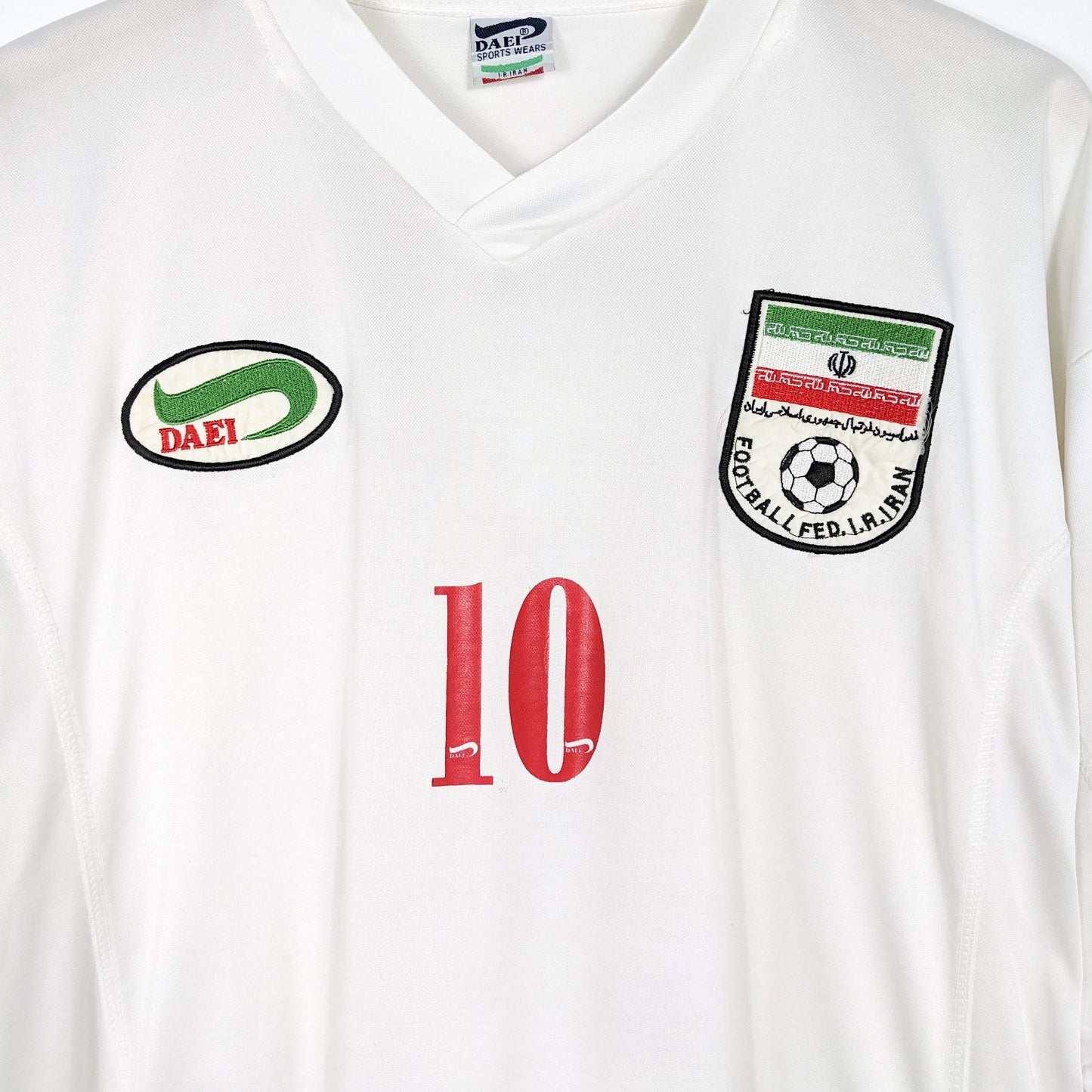 Authentic Iran 2001/2002 Home - Ali Daei #10 Size L