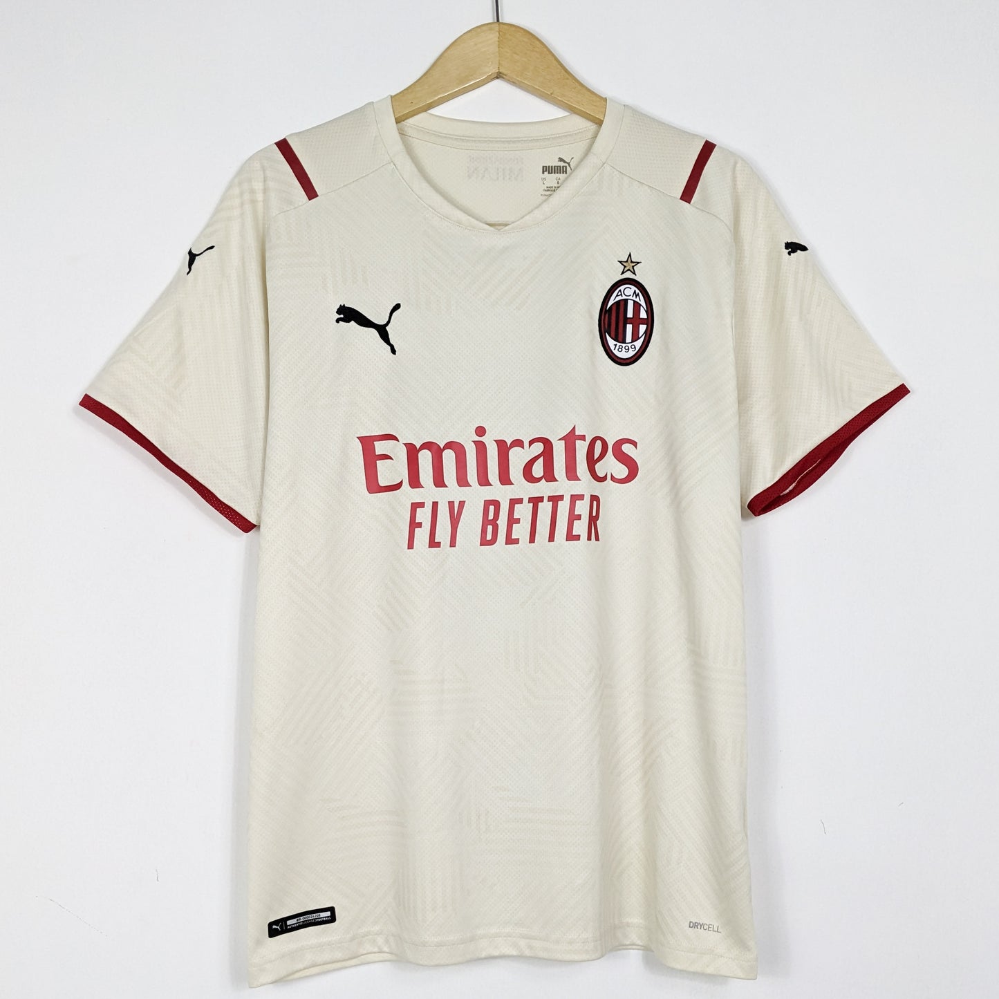 Authentic AC Milan 20021/2022 Away - Giroud #9 Size L