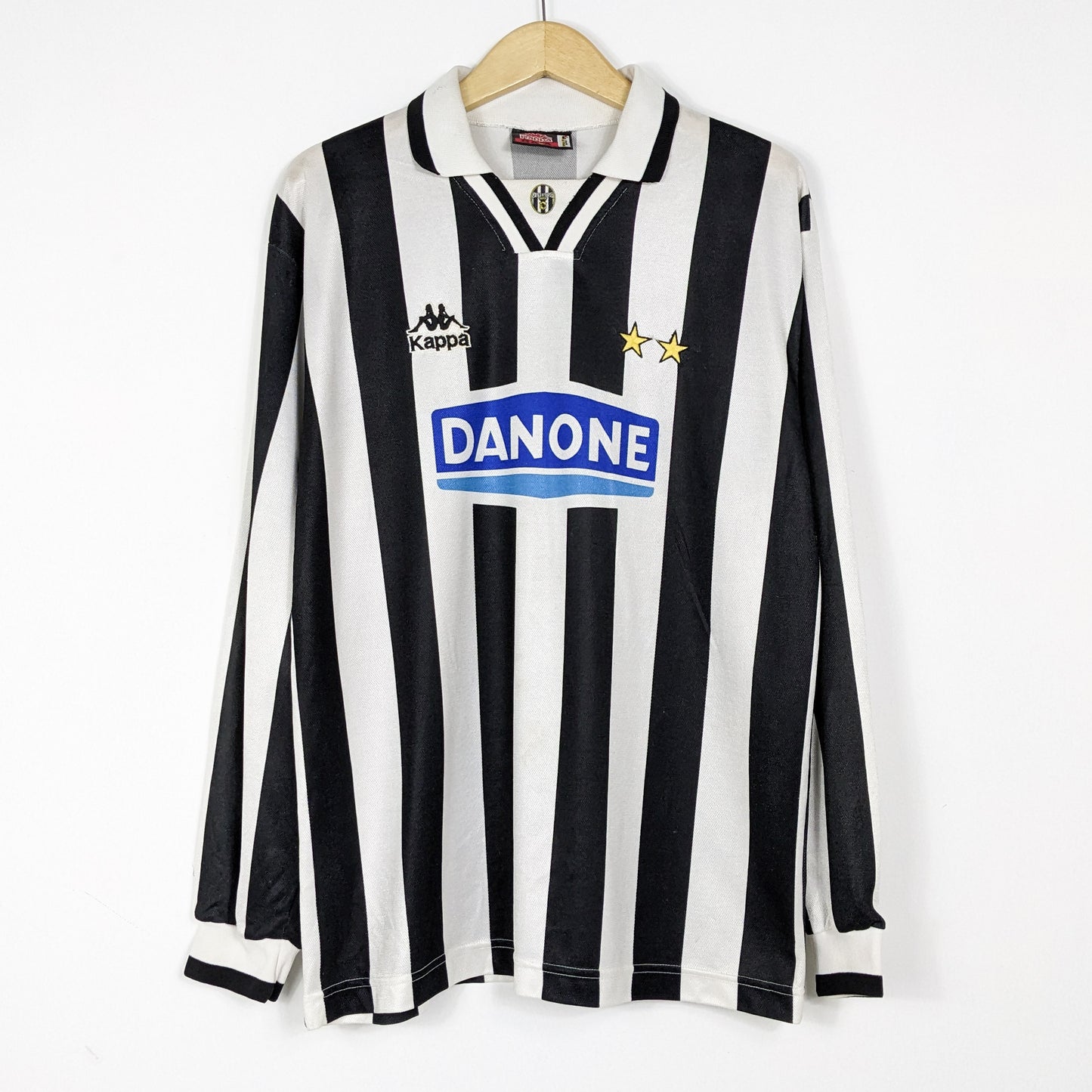 Authentic Juventus 1994/1995 Home Longsleeve - Baggio #10 Size L