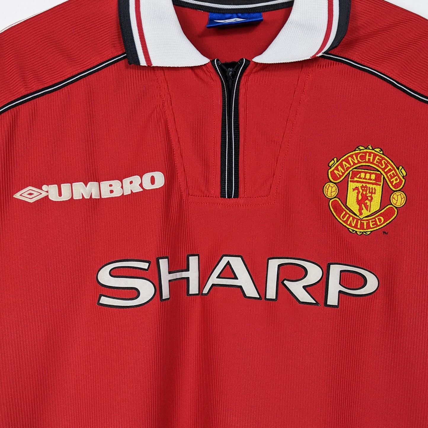 Authentic Manchester United 1998/1999 Home - Beckham #7 Size L