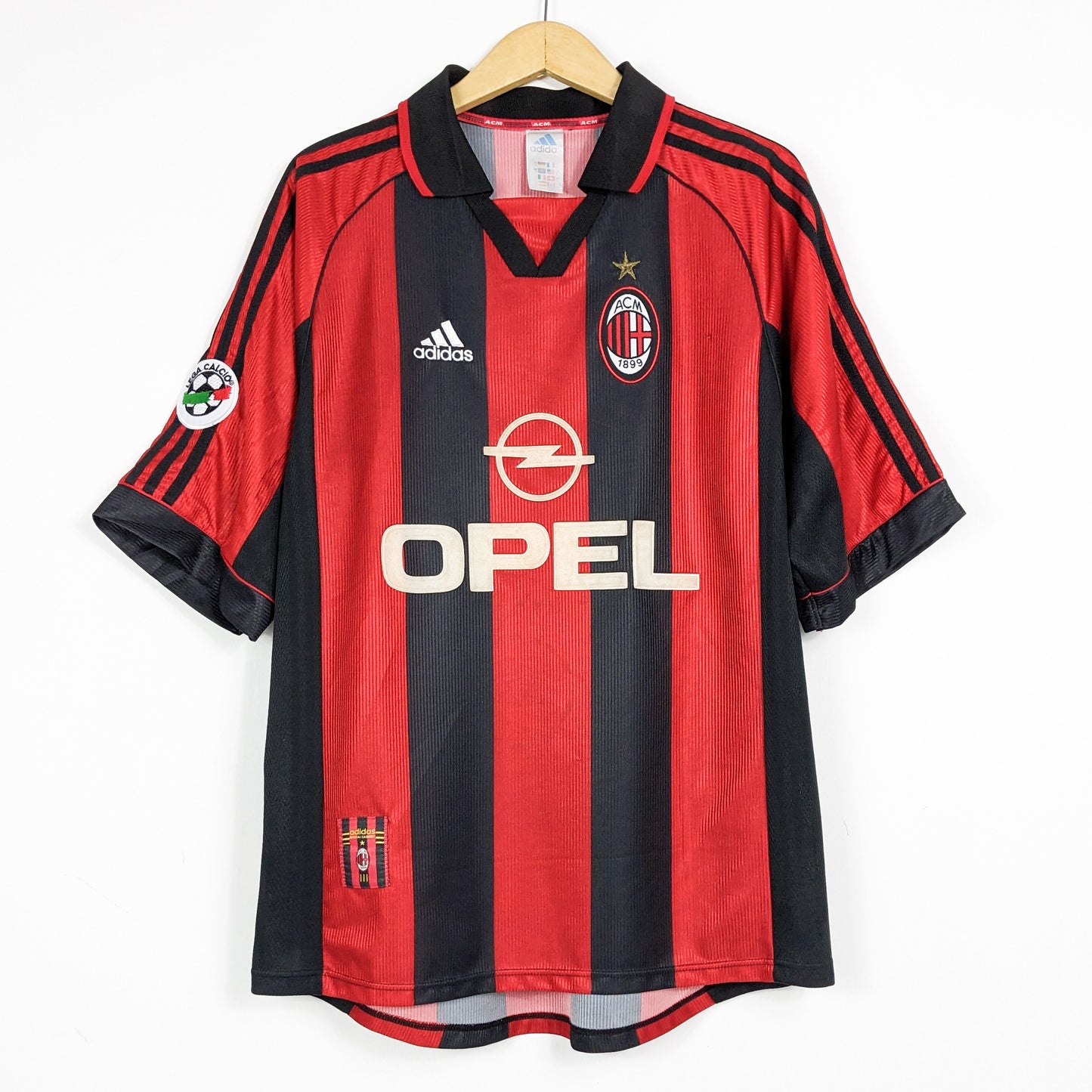 Authentic AC Milan 1998/1999 Home - Serginho #27 Size L