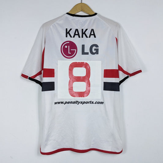 Authentic Sao Paolo 2002 Home II - Kaka #8 Size L