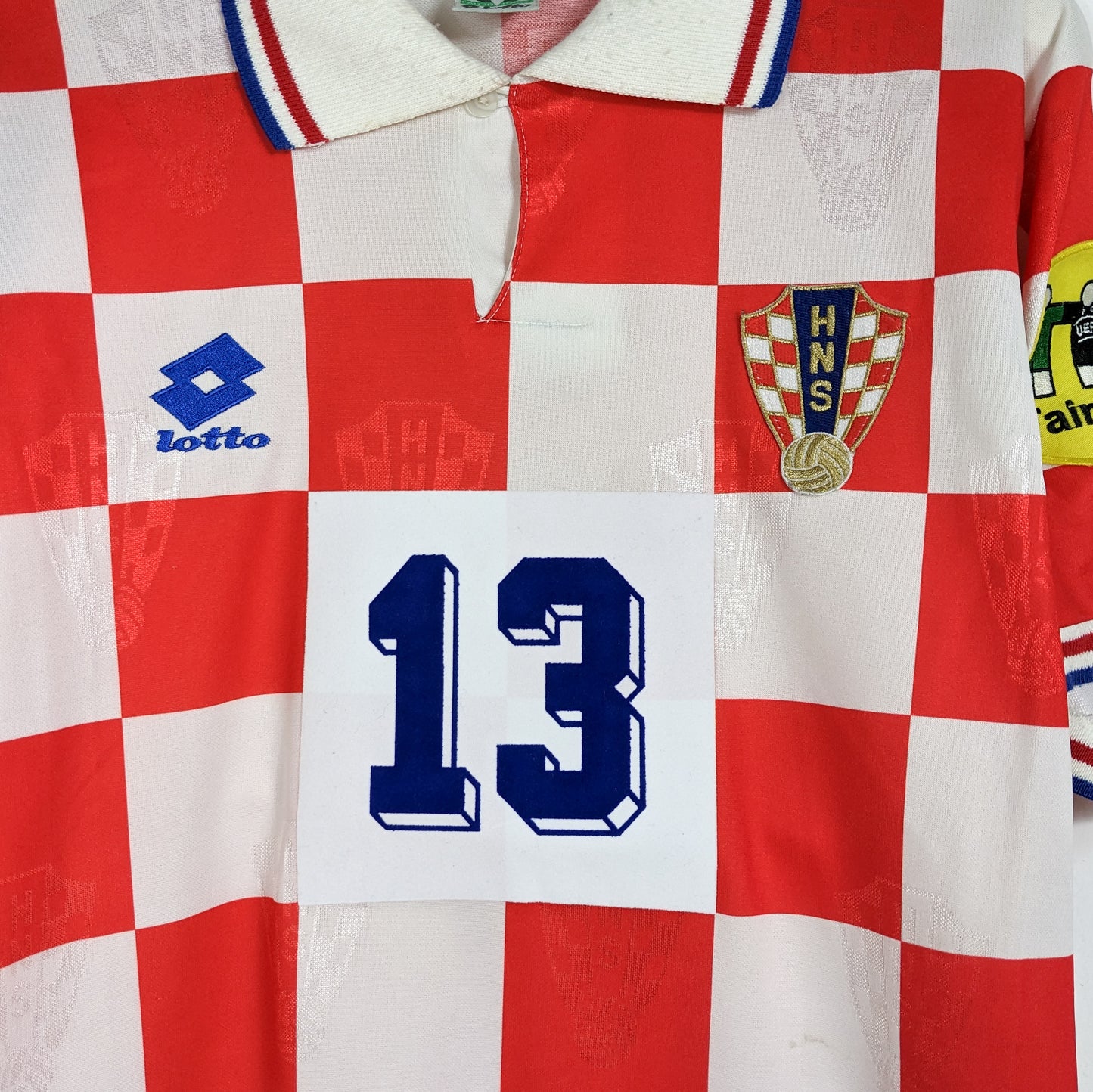 Authentic Croatia 1996 Home - Stanic #13 Size M