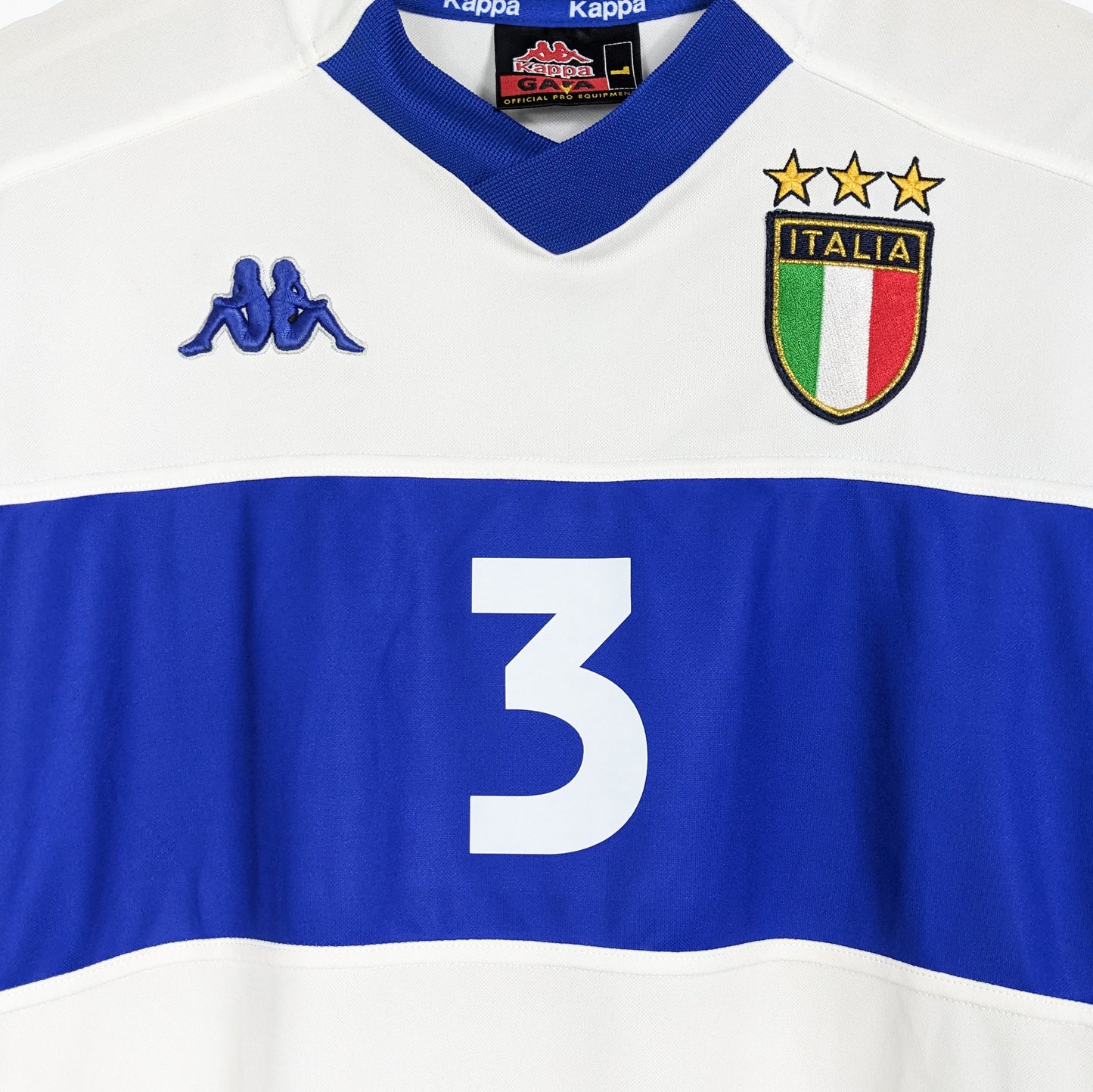 Authentic Italy 1999/2000 Away - Maldini #3 Size L