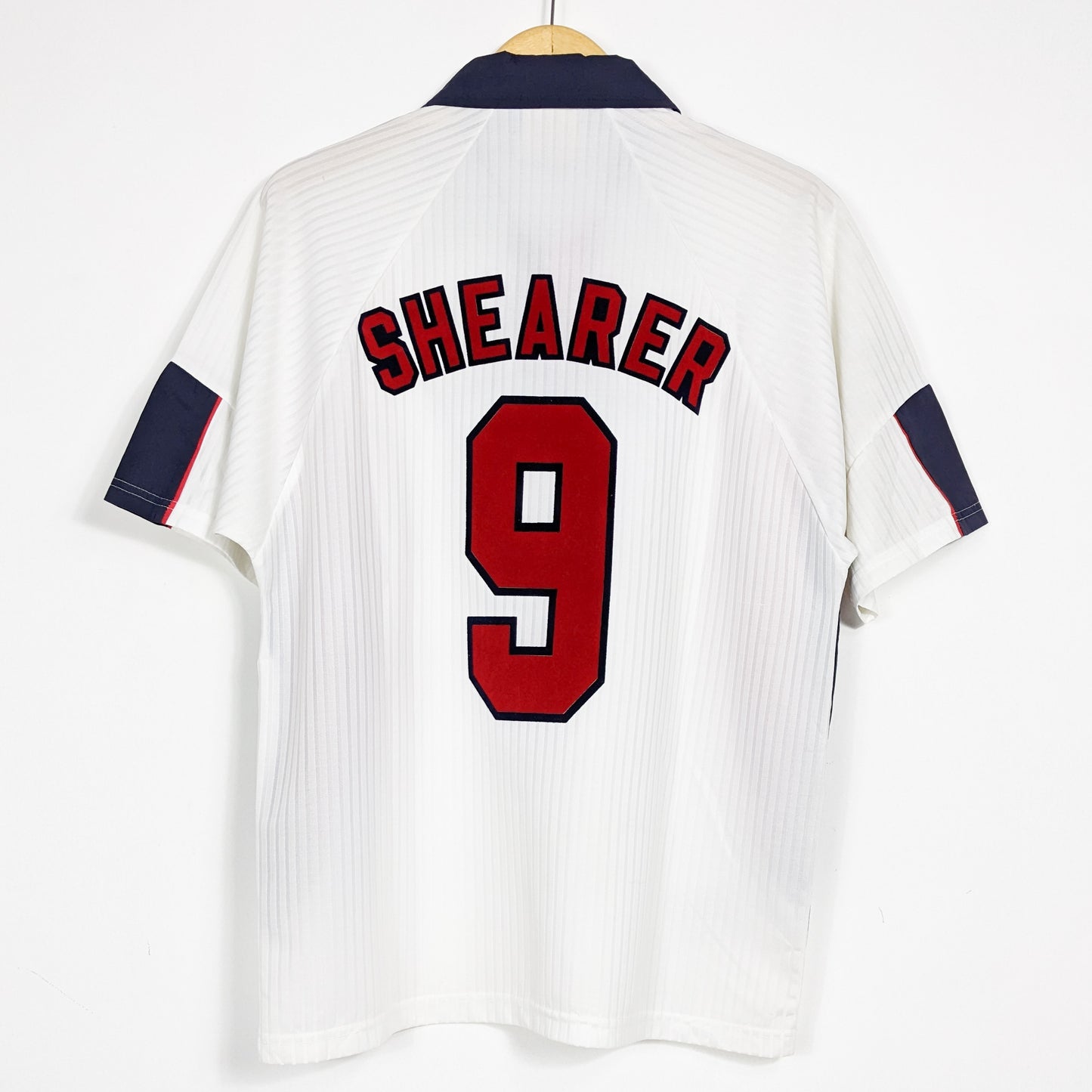 Authentic England 1998 Home - Shearer #9 Size M