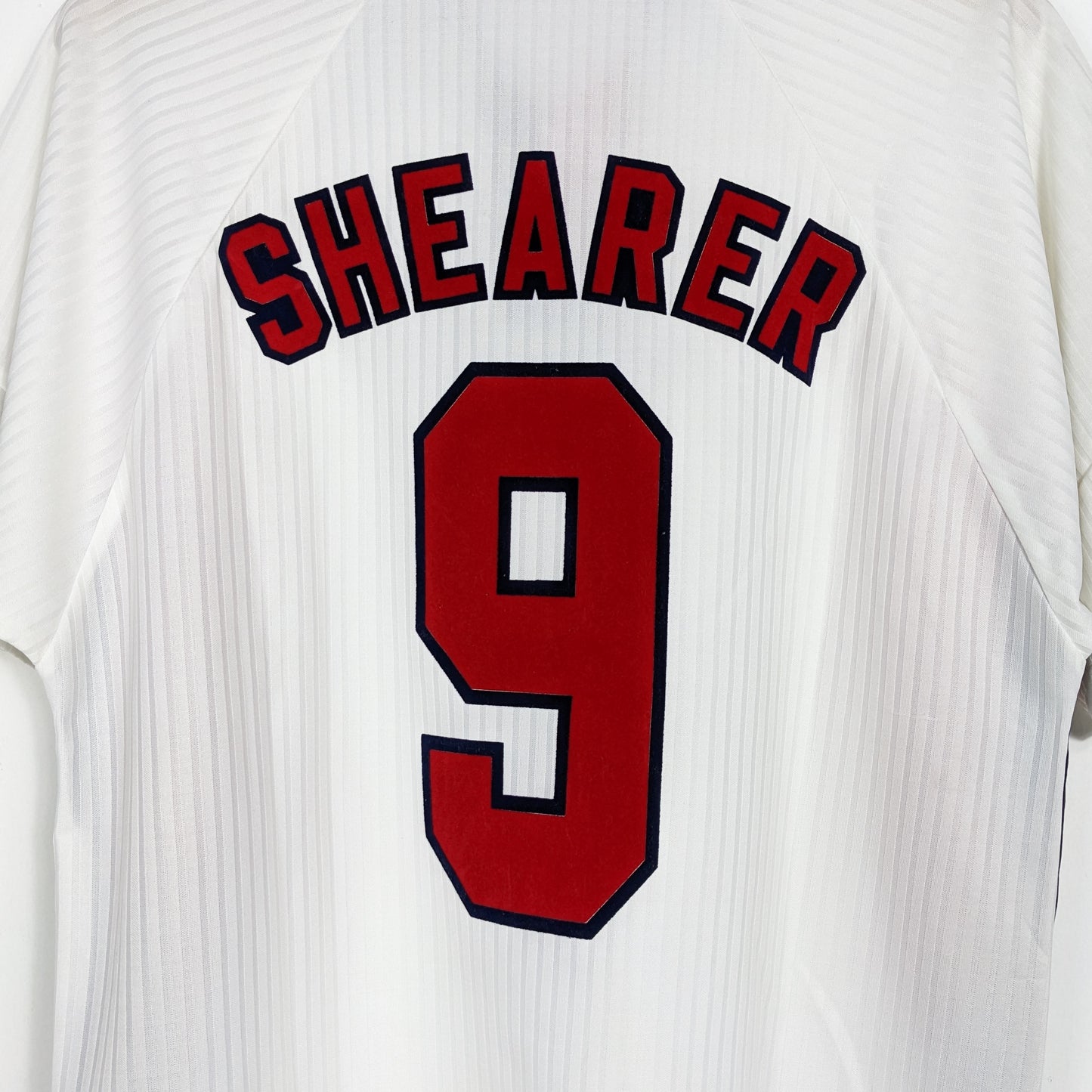 Authentic England 1998 Home - Shearer #9 Size M