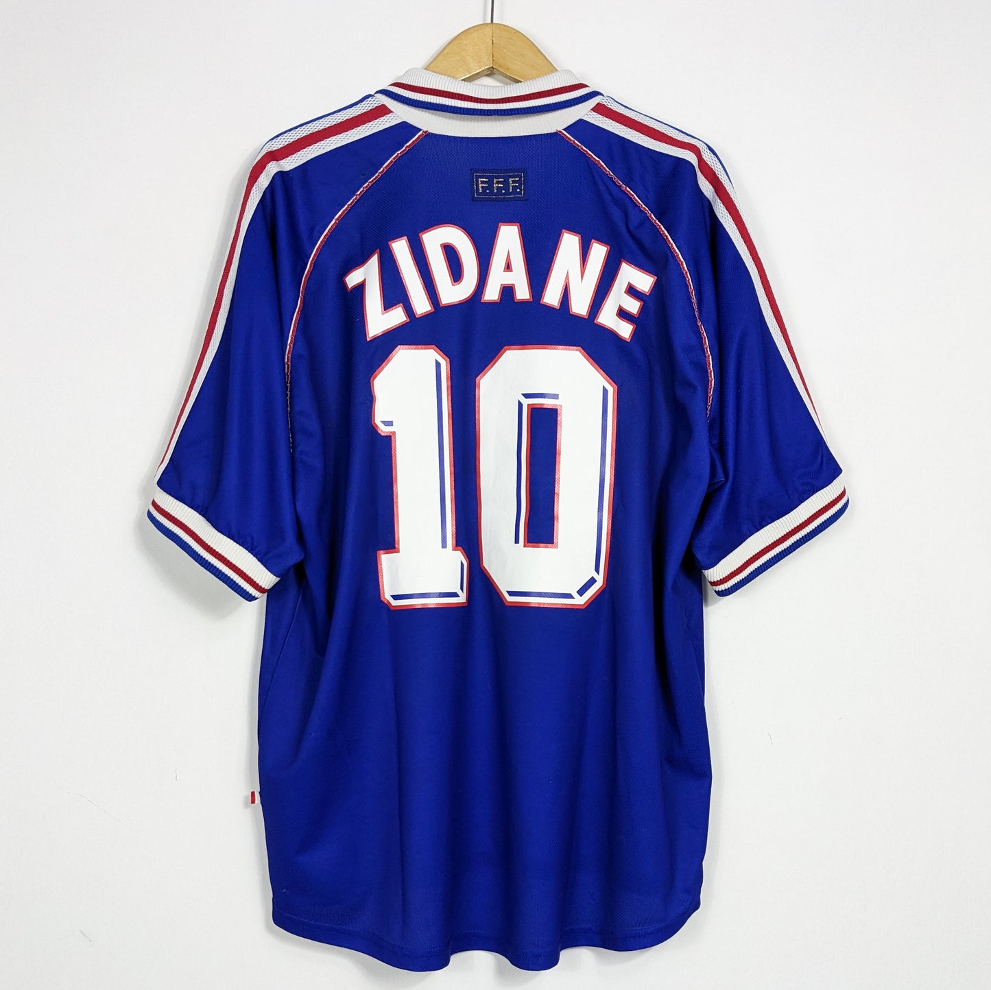 Authentic France 1998 Home - Zidane #10 Size M