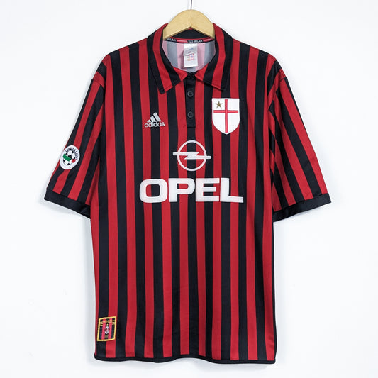 Authentic AC Milan Centenary 1999/2000 Home - Shevchenko #7 Size XL