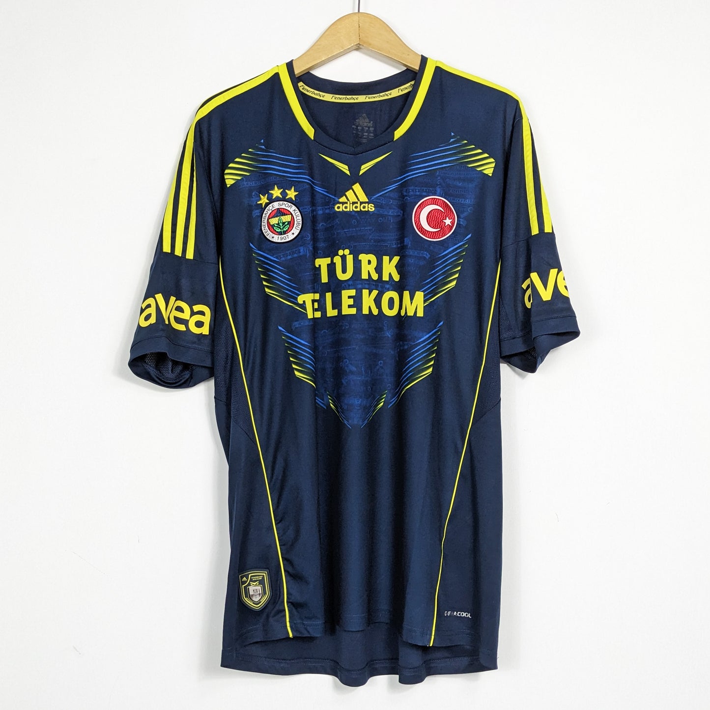 Authentic Fenerbahce 2013/2014 Third - Kuyt #11 Size XL