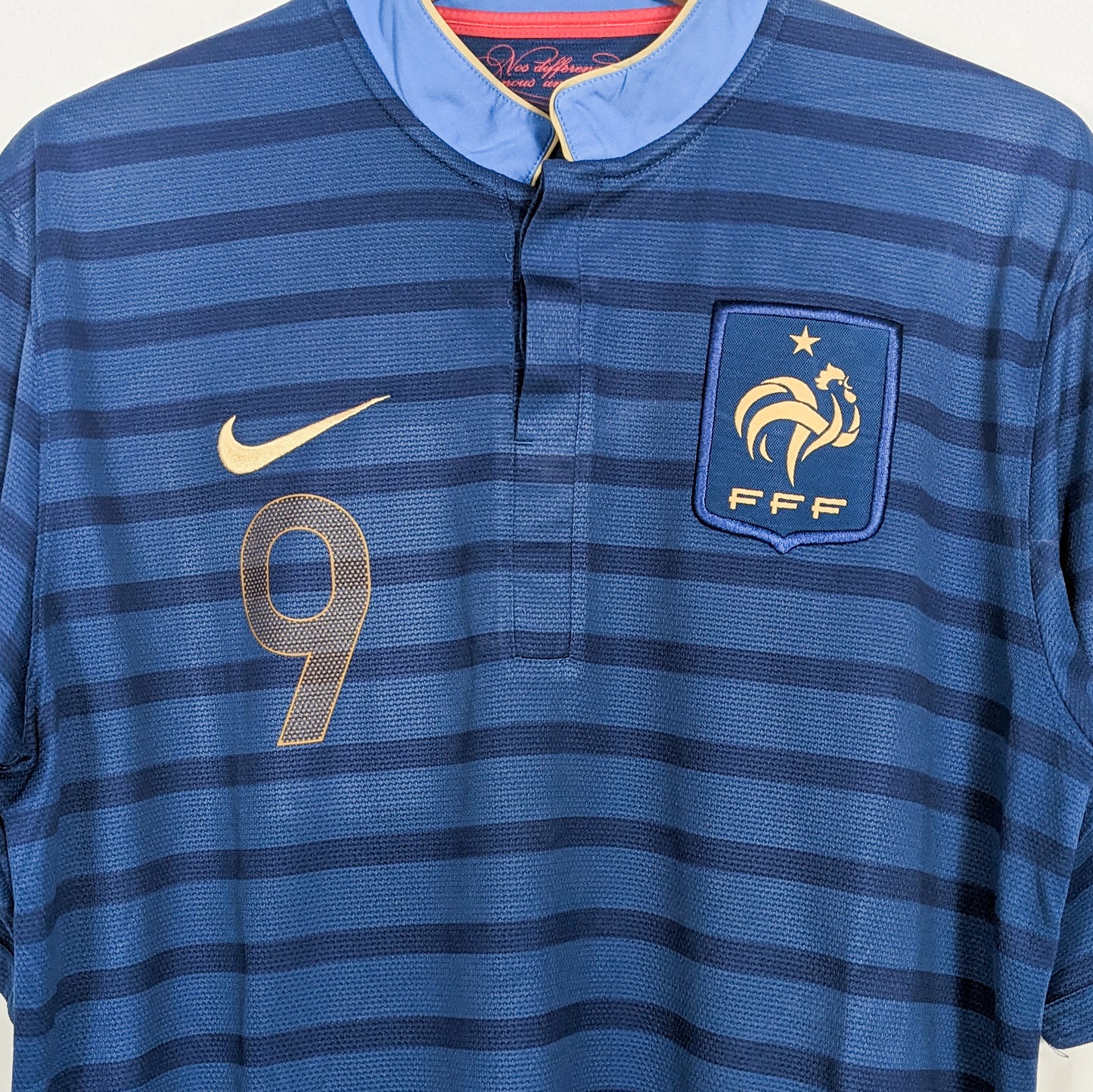 Authentic France 2012 Home - Giroud #9 Size L