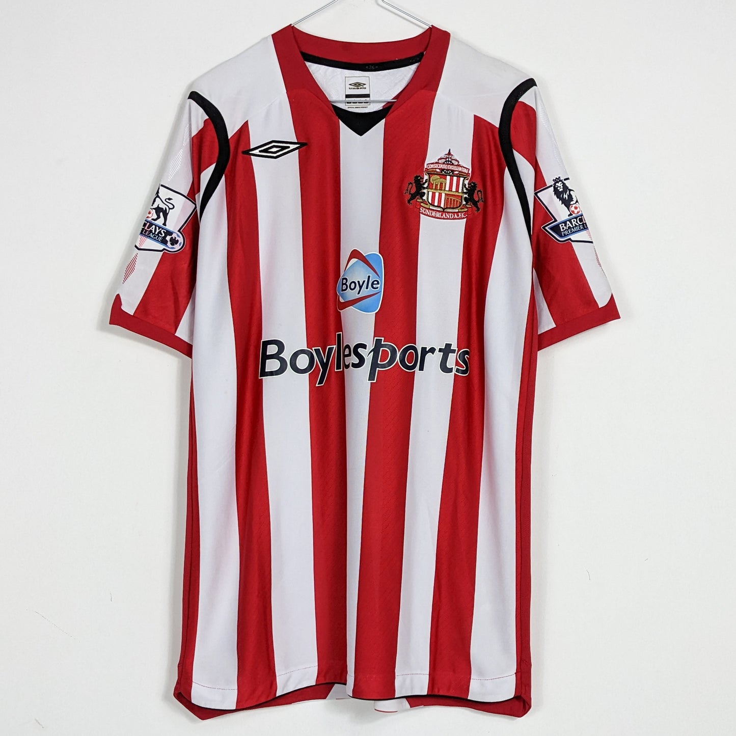 Authentic Sunderland 2008/2009 Home - Yorke #19 Size L