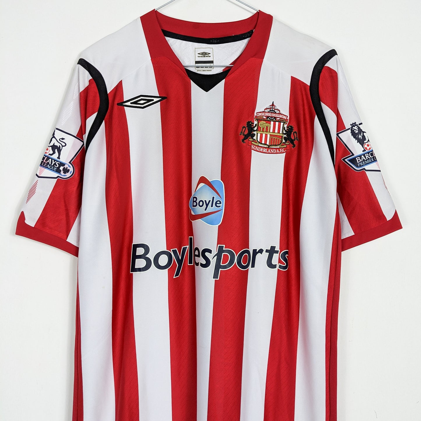 Authentic Sunderland 2008/2009 Home - Yorke #19 Size L