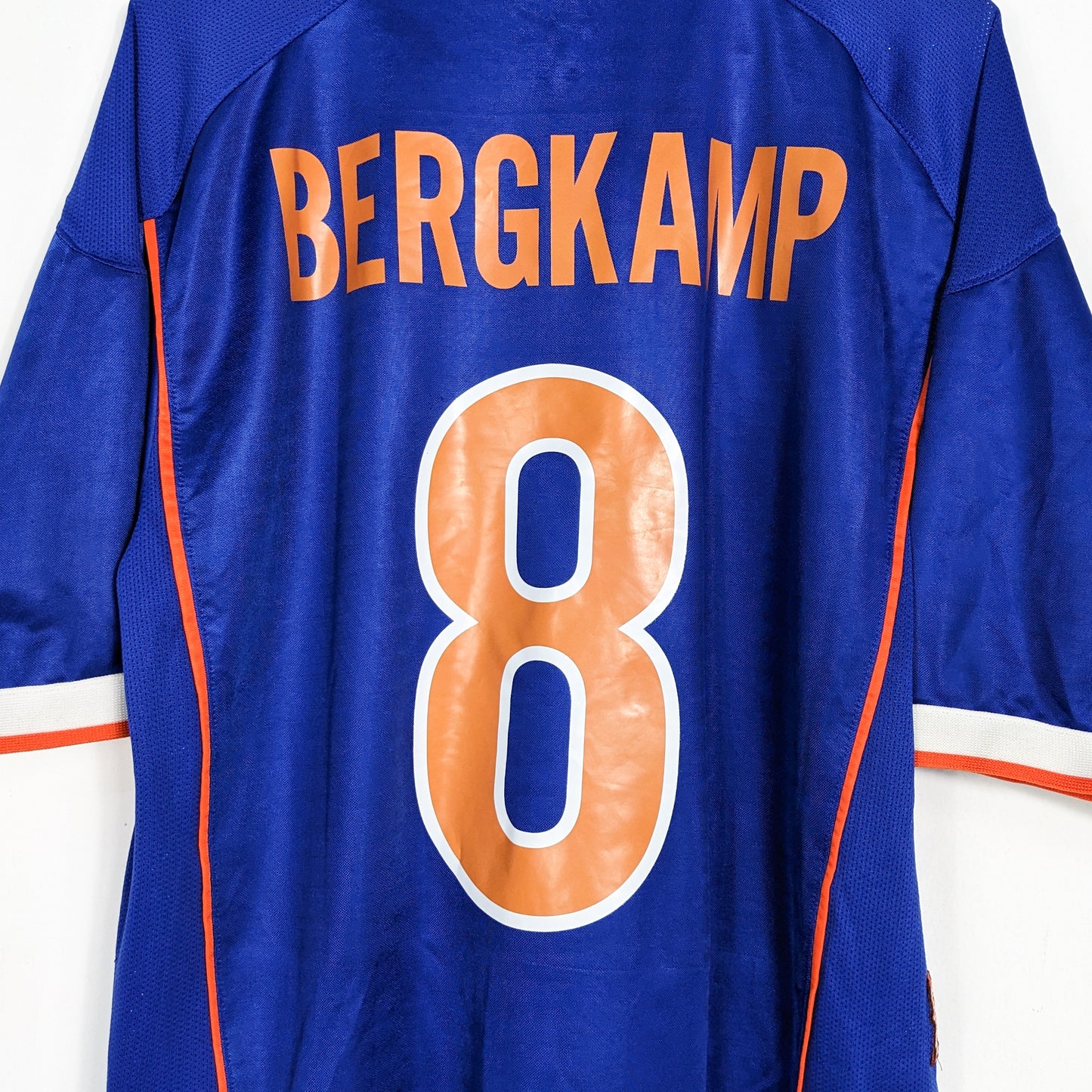 Authentic Netherland 1998 Away - Bergkamp #8 Size M (With shorts size L)