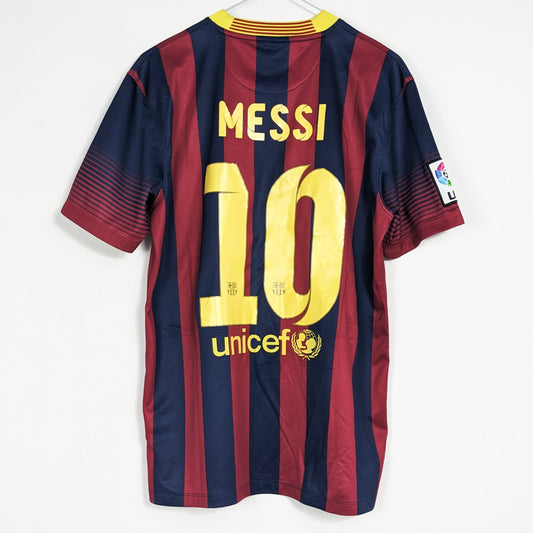 Authentic Barcelona 2013/2014 Home - Messi #10 Size M