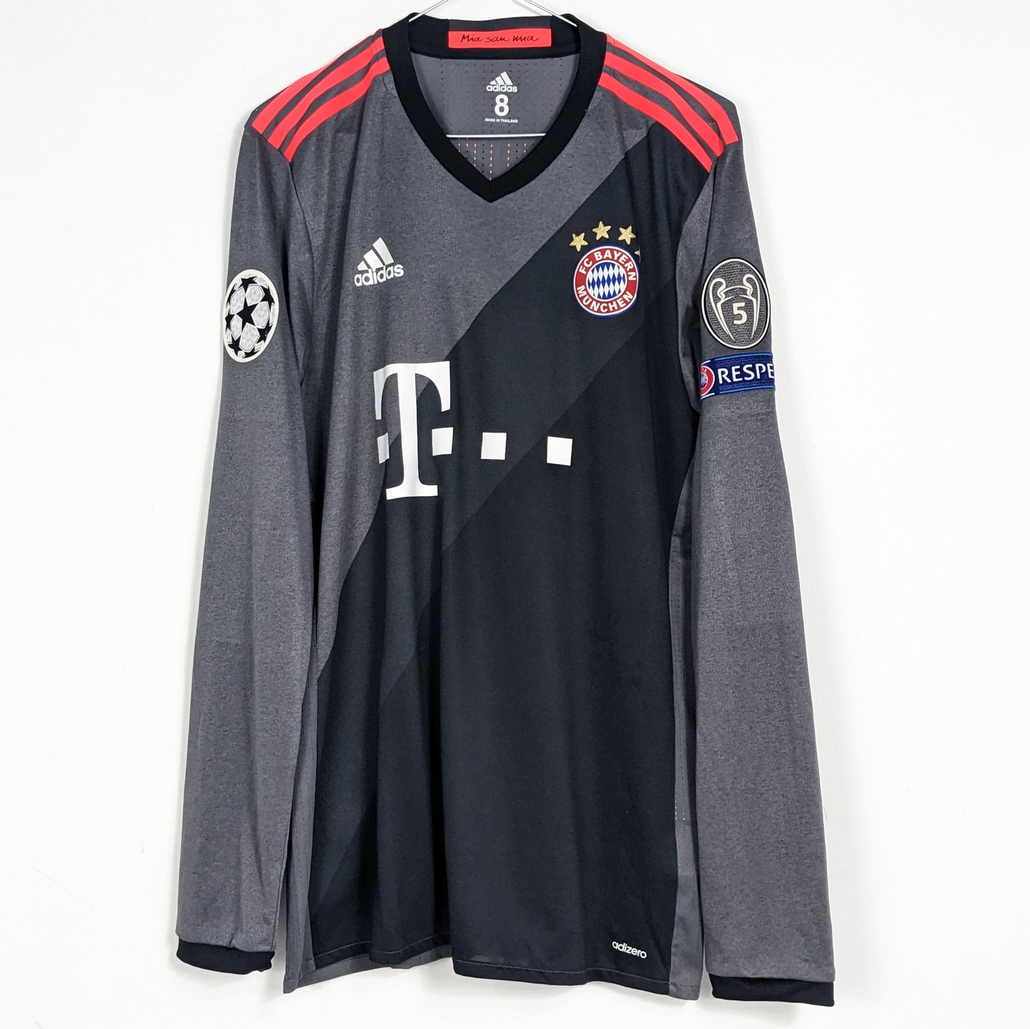 Authentic Bayern Munchen 2016/2017 Away - Lewandowski #9 Size L (PI ...