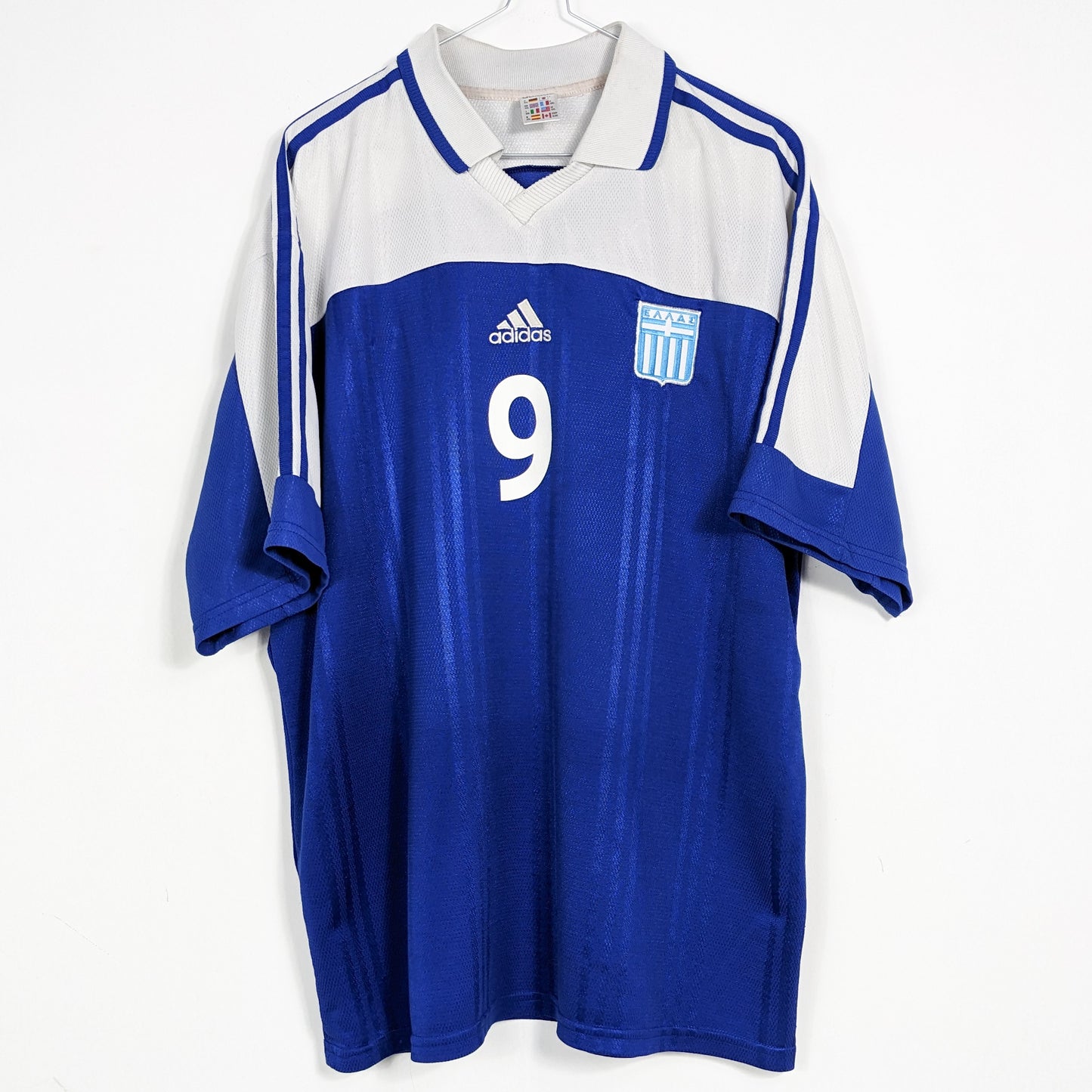 Authentic Template Greece 2001/2002 Home - #9 Size XXL