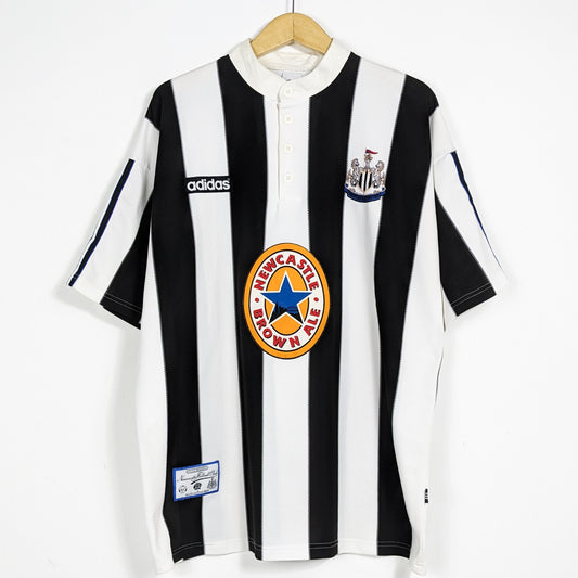 Authentic Newcastle 1995/1996 Home - Shearer #9 Size XL