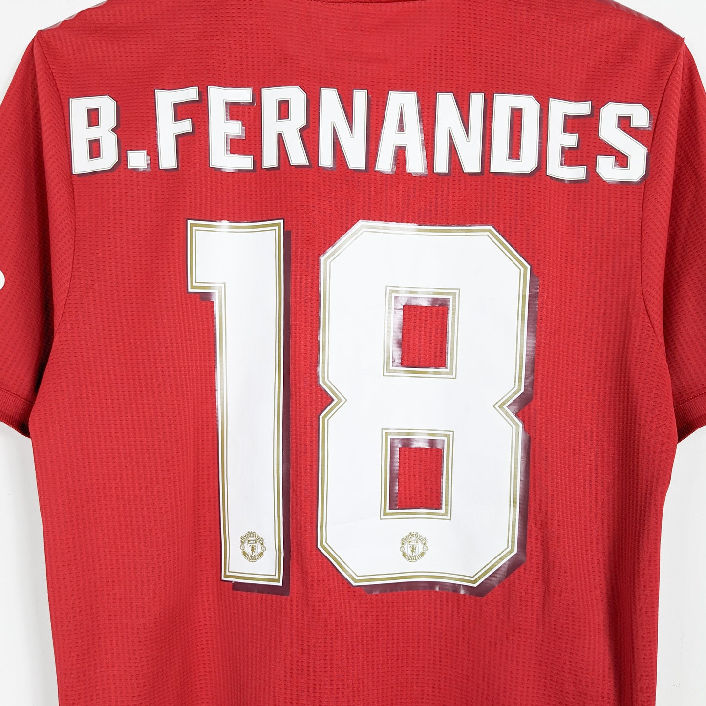 Authentic Manchester United 2019/2020 Home - B.Fernandes #18 Size M (PIayer issue)