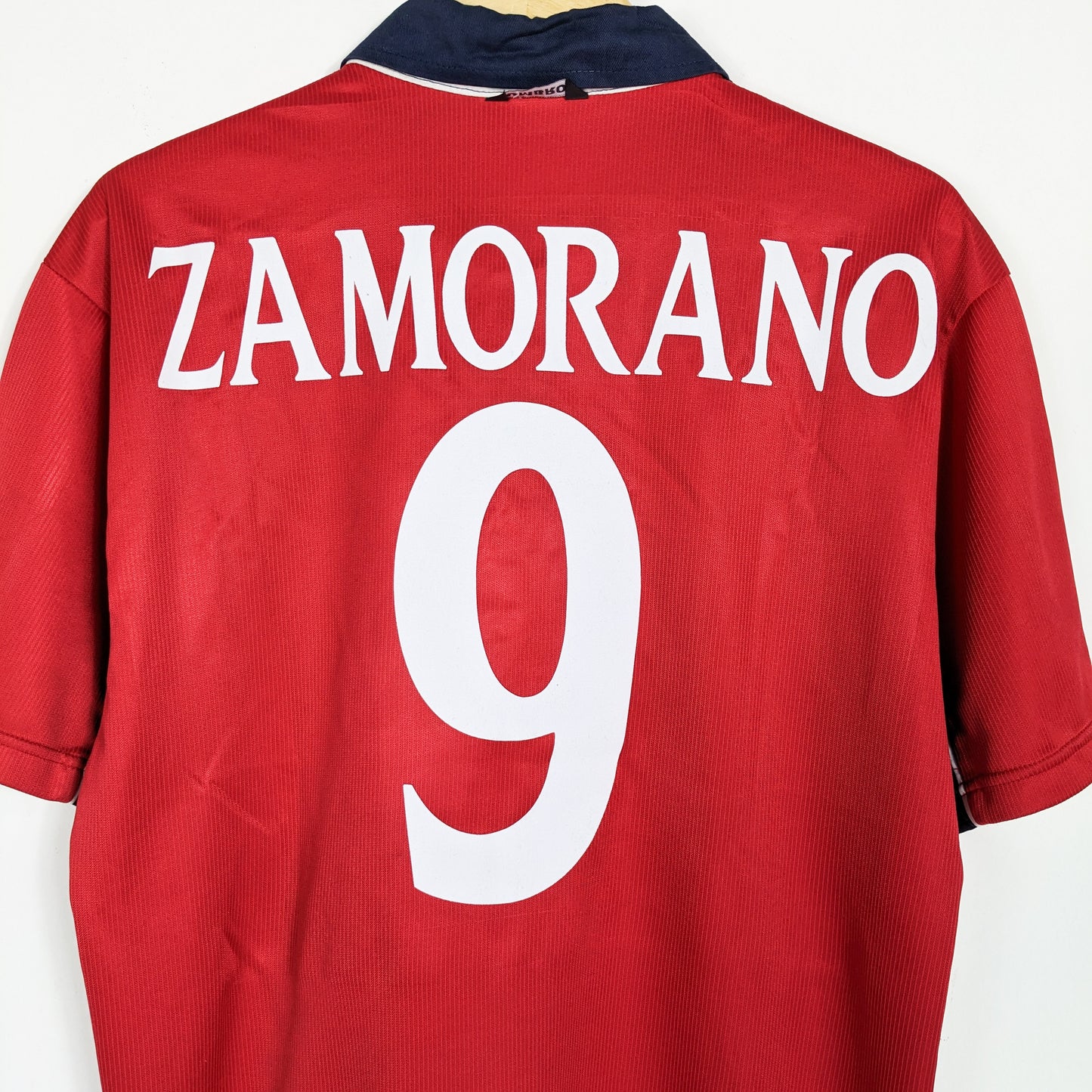 Authentic Chile 2000/2003 Home - Zamorano #9 Size L