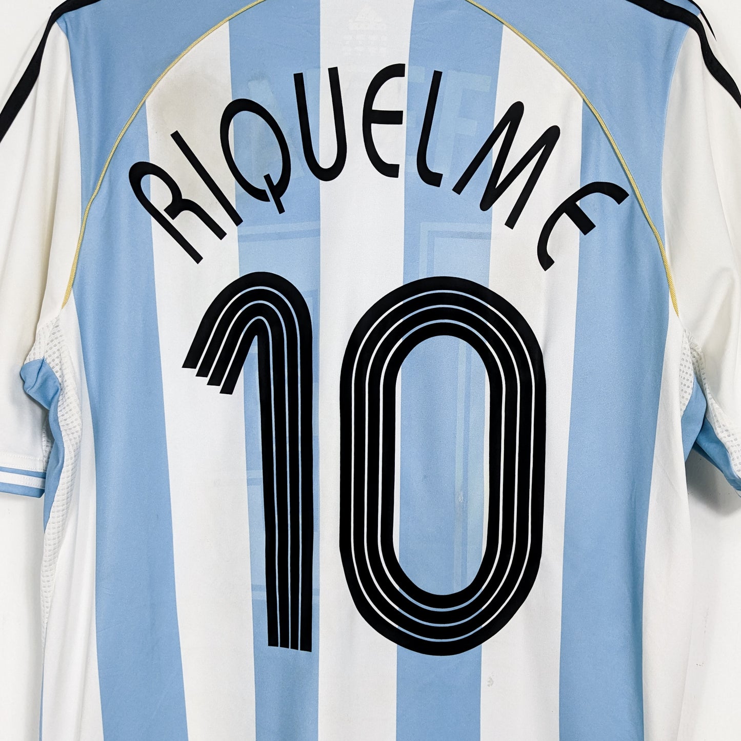 Authentic Argentina 2007 Home - Riquelme #10 Size L