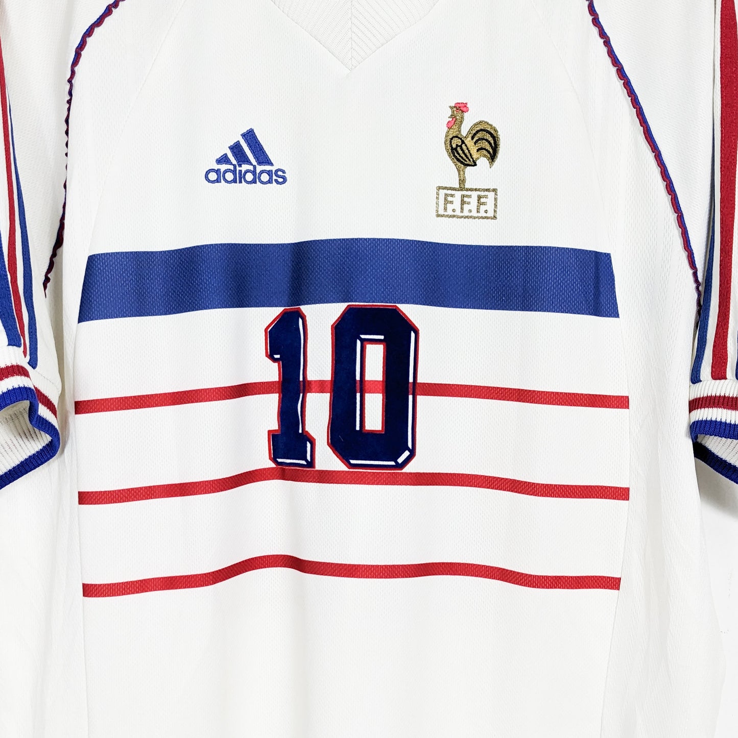 Authentic France 1998 Away - Zidane #10 Size L