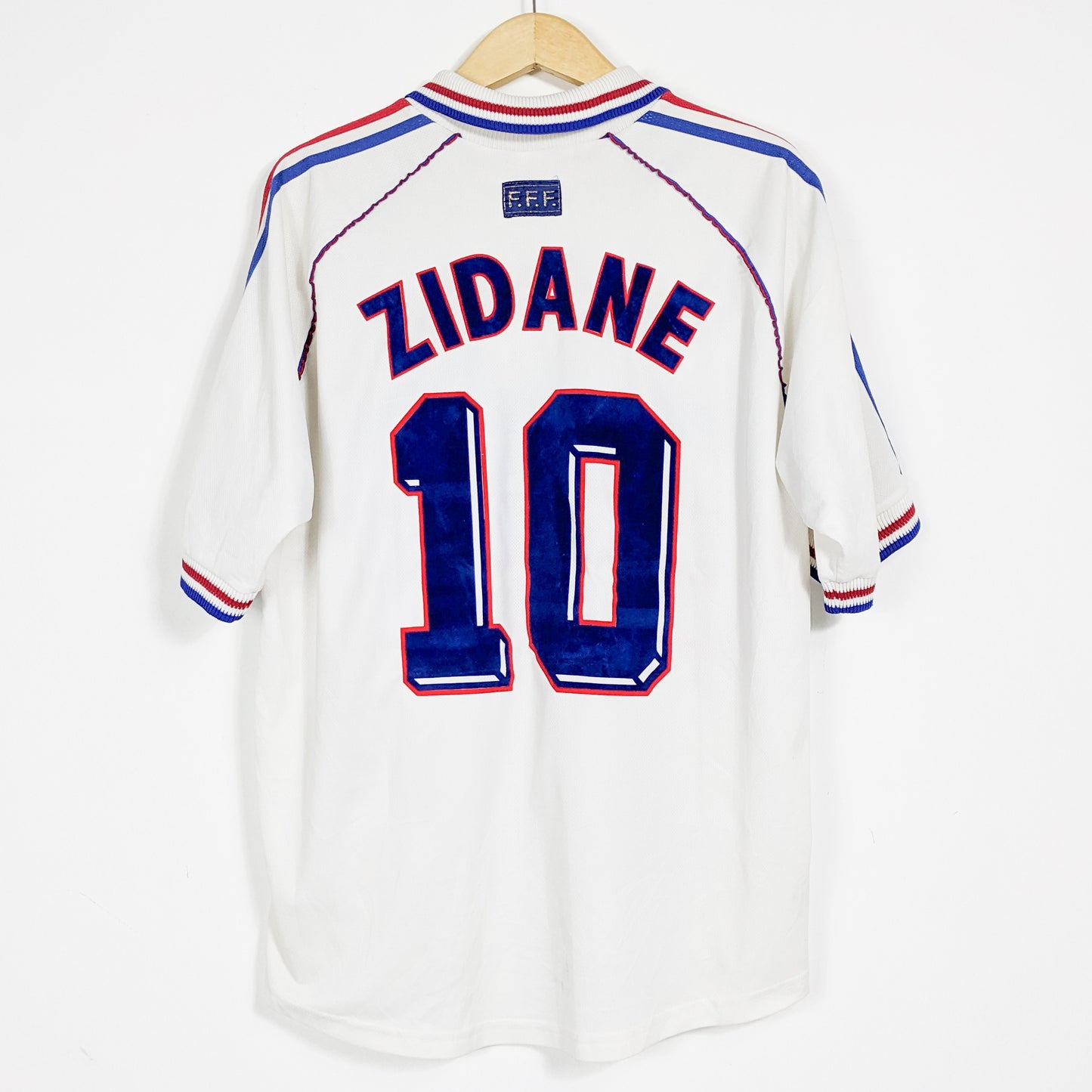 Authentic France 1998 Away - Zidane #10 Size L