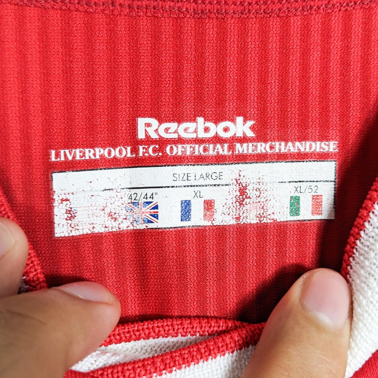 Authentic Liverpool 2003/2004 - Gerrard #17 Size XL (Long sleeve)