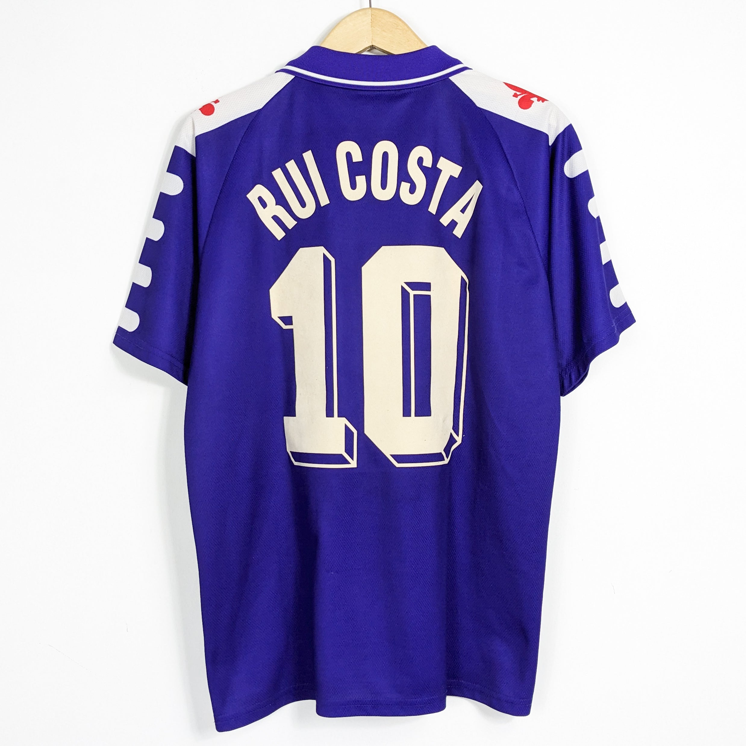 Authentic Fiorentina 1998/1999 Home - Rui Costa #10 Size M – Authentic ...