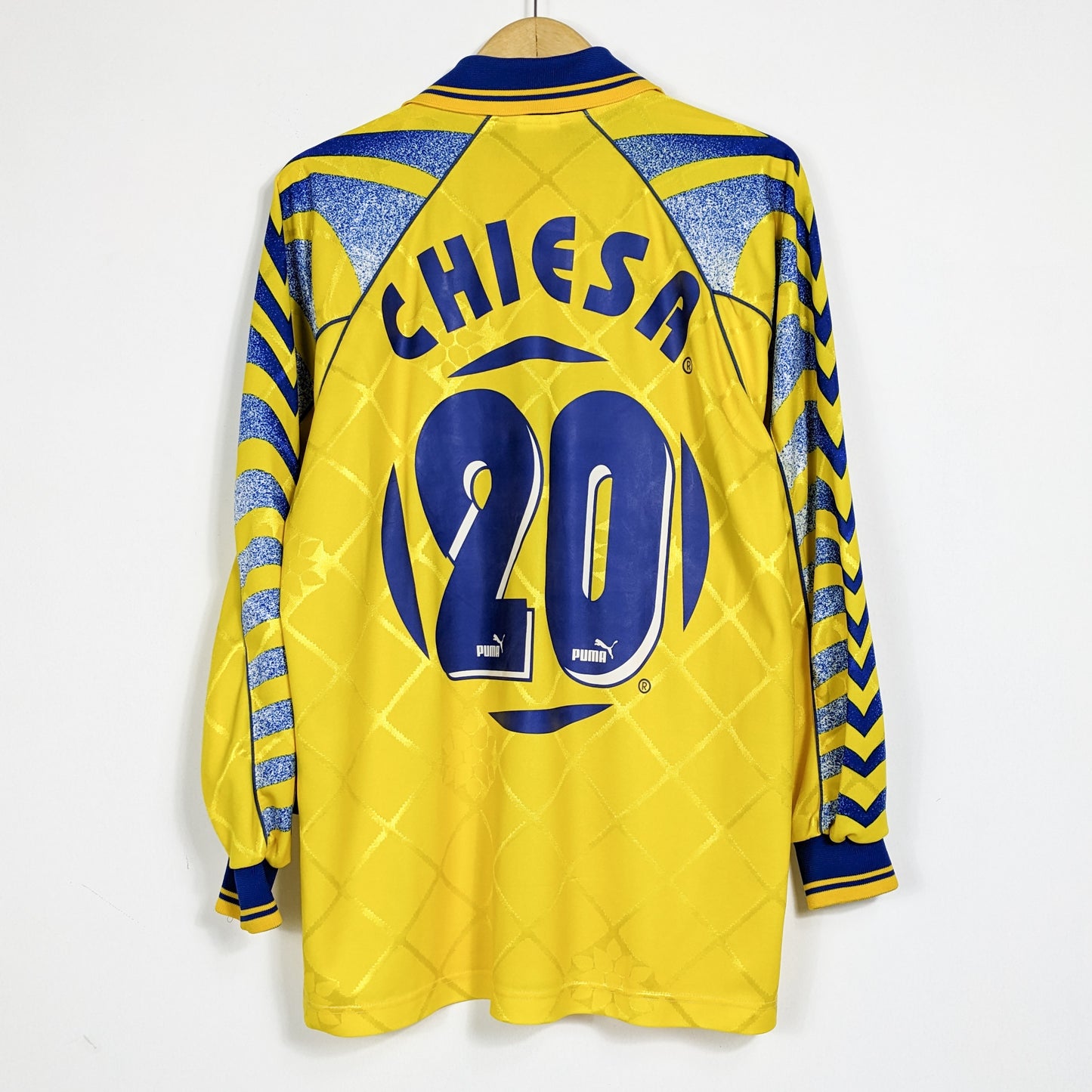 Authentic AC Parma 1995/1996 Third - Chiesa #20 Size L (Long sleeve)
