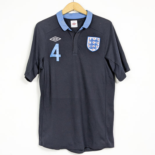 Authentic England 2011/2012 Away - Gerrard #4 Size L