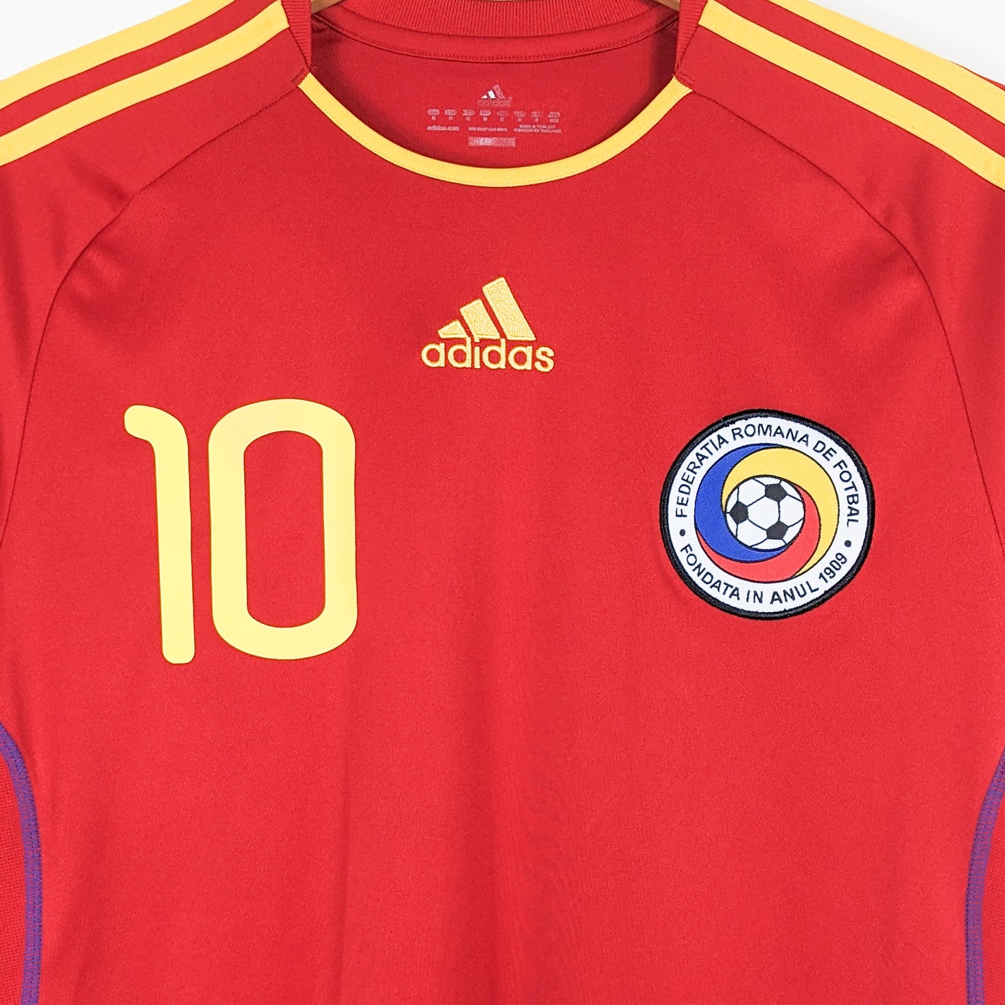 Authentic Romania 2010 Away - Mutu #10 Size M