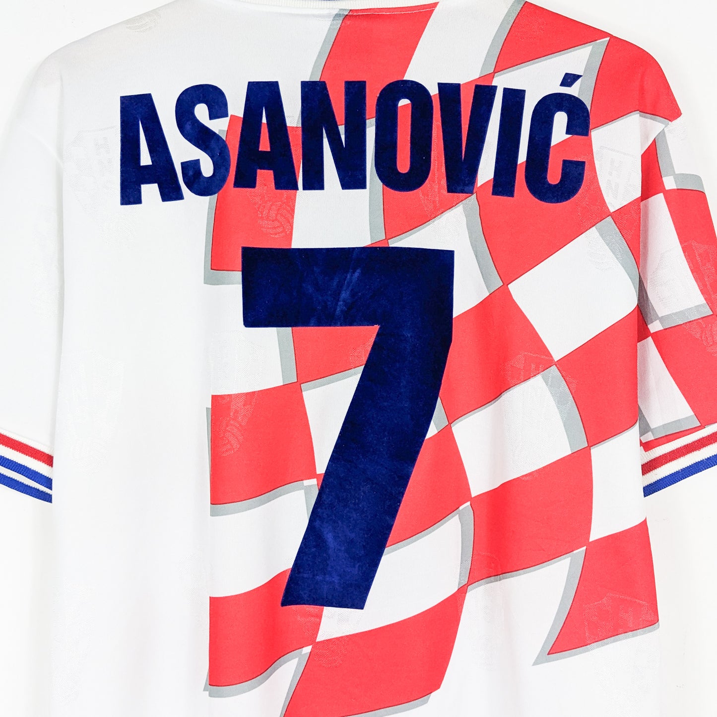 Authentic Croatia 1998 Home - Asanovic #7 Size M