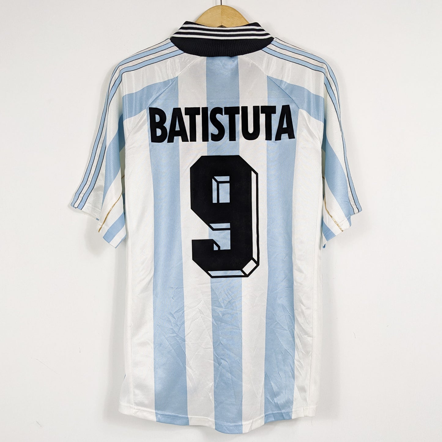 Authentic Argentina 1998 Home - Batistuta #9 Size M Fit L (MDT)