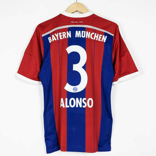 Authentic Bayern Munchen 2014/2015 Home - Alonso #3 Size M