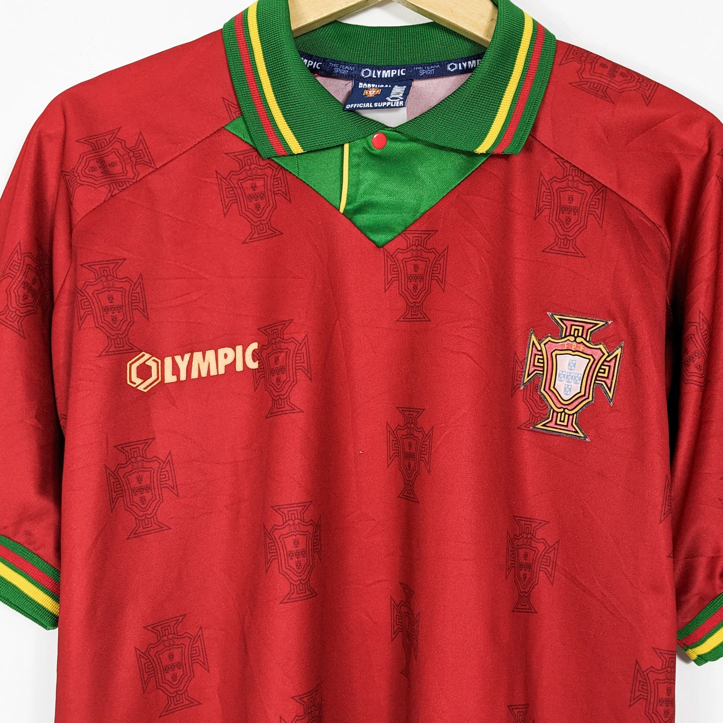 Authentic Portugal 1995/1996 Home - #10 Size L